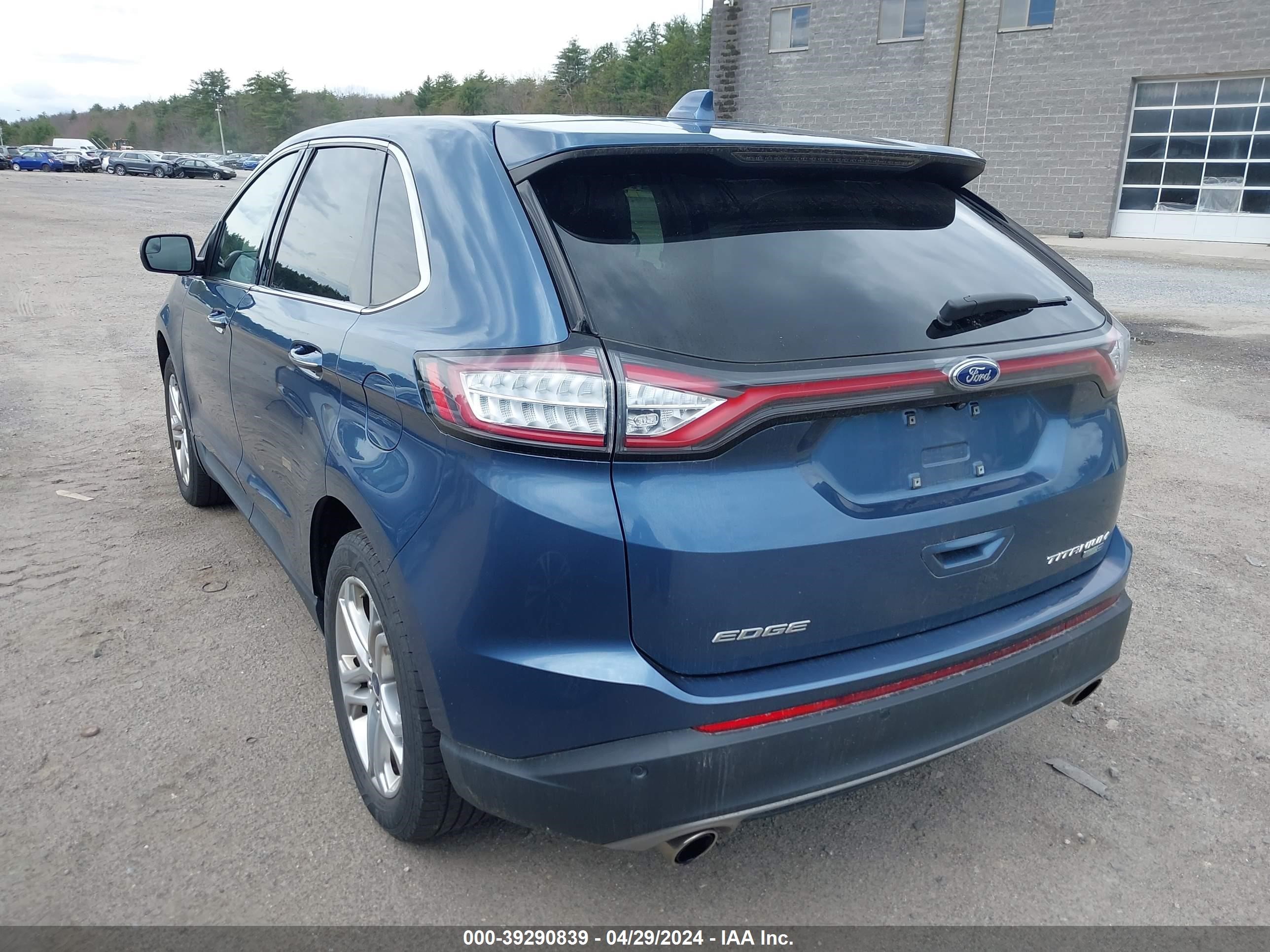 2018 Ford Edge Titanium vin: 2FMPK4K97JBC07511