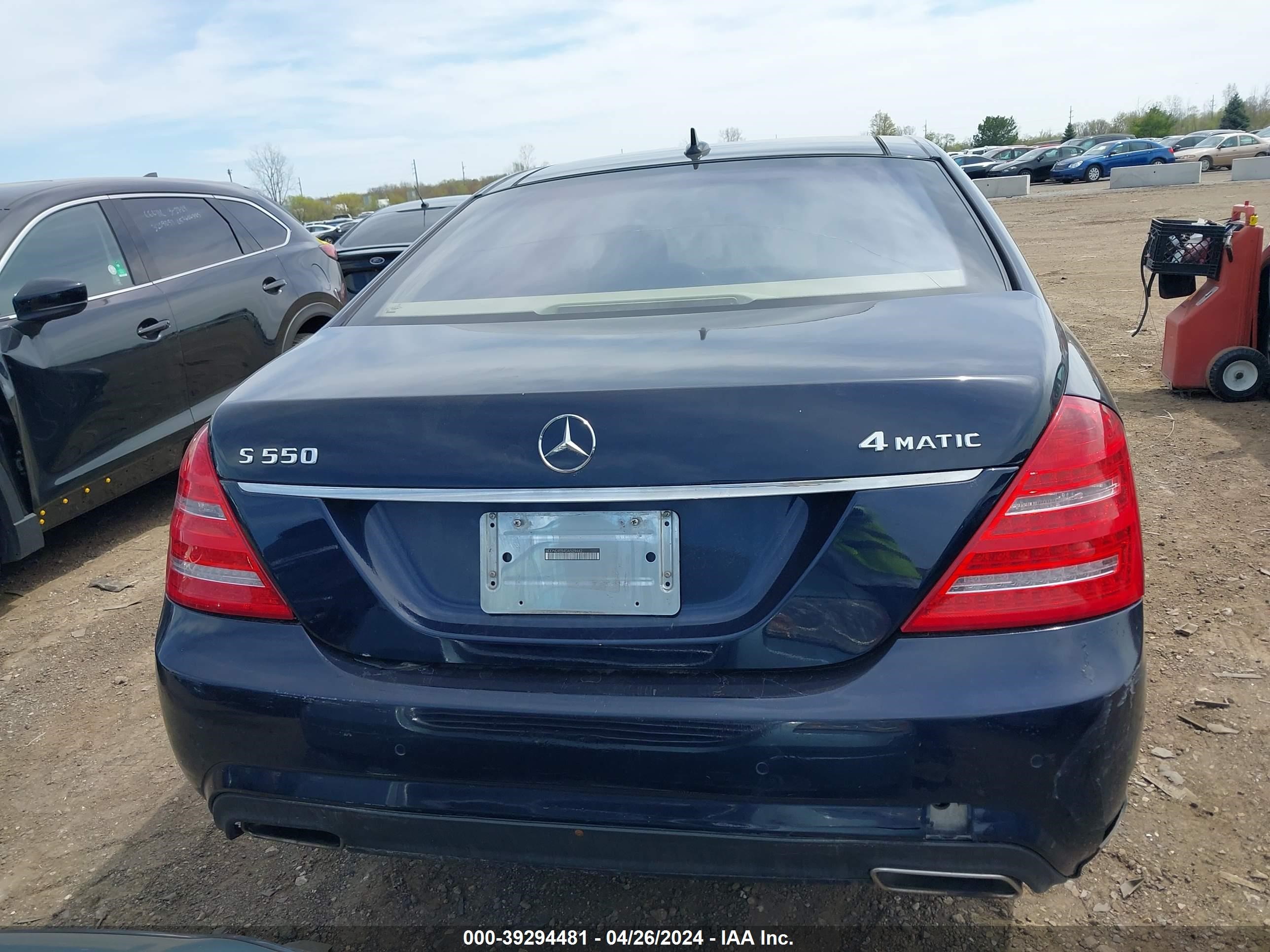 2013 Mercedes-Benz S 550 4Matic vin: WDDNG9EB4DA529442