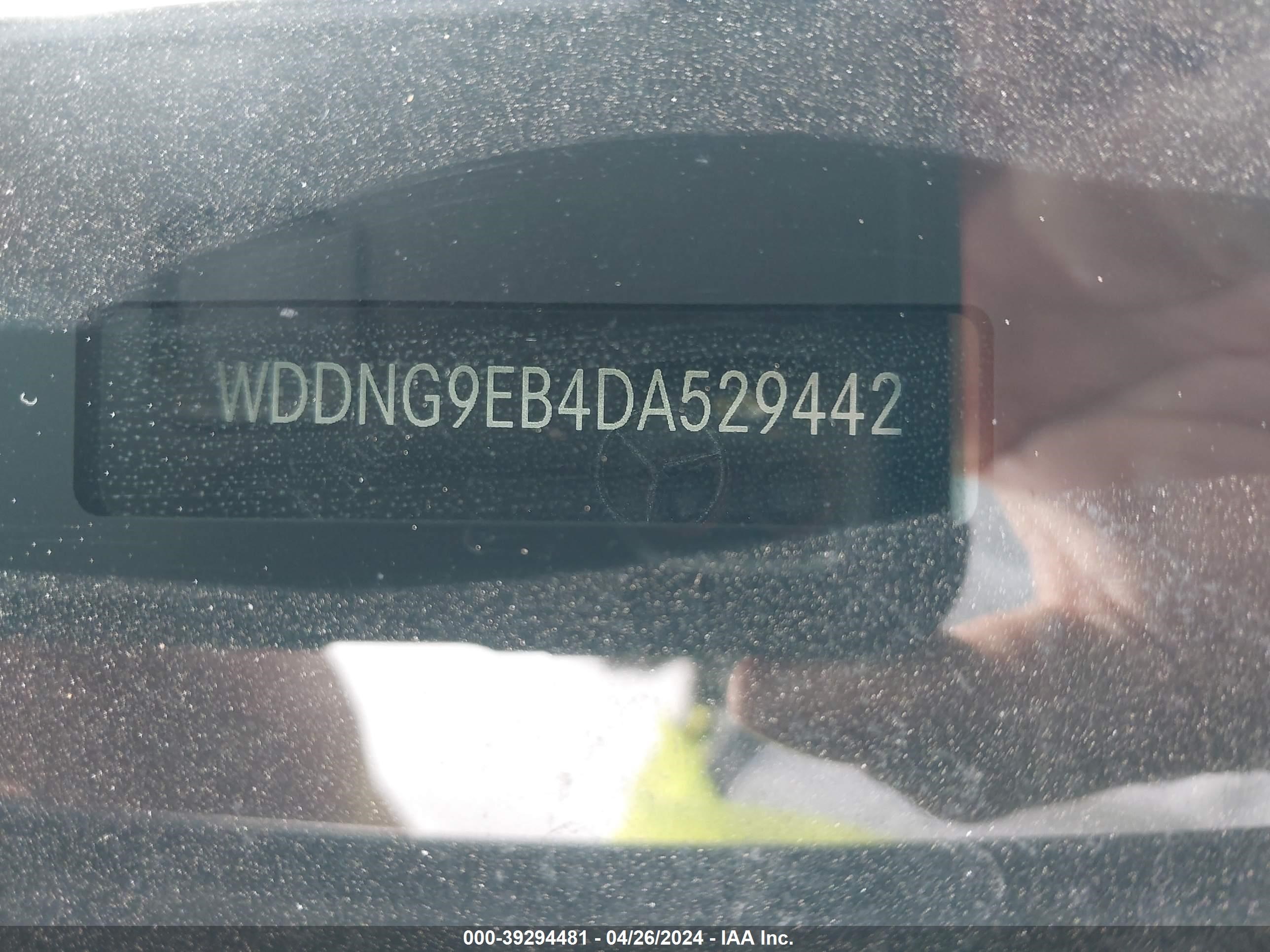2013 Mercedes-Benz S 550 4Matic vin: WDDNG9EB4DA529442