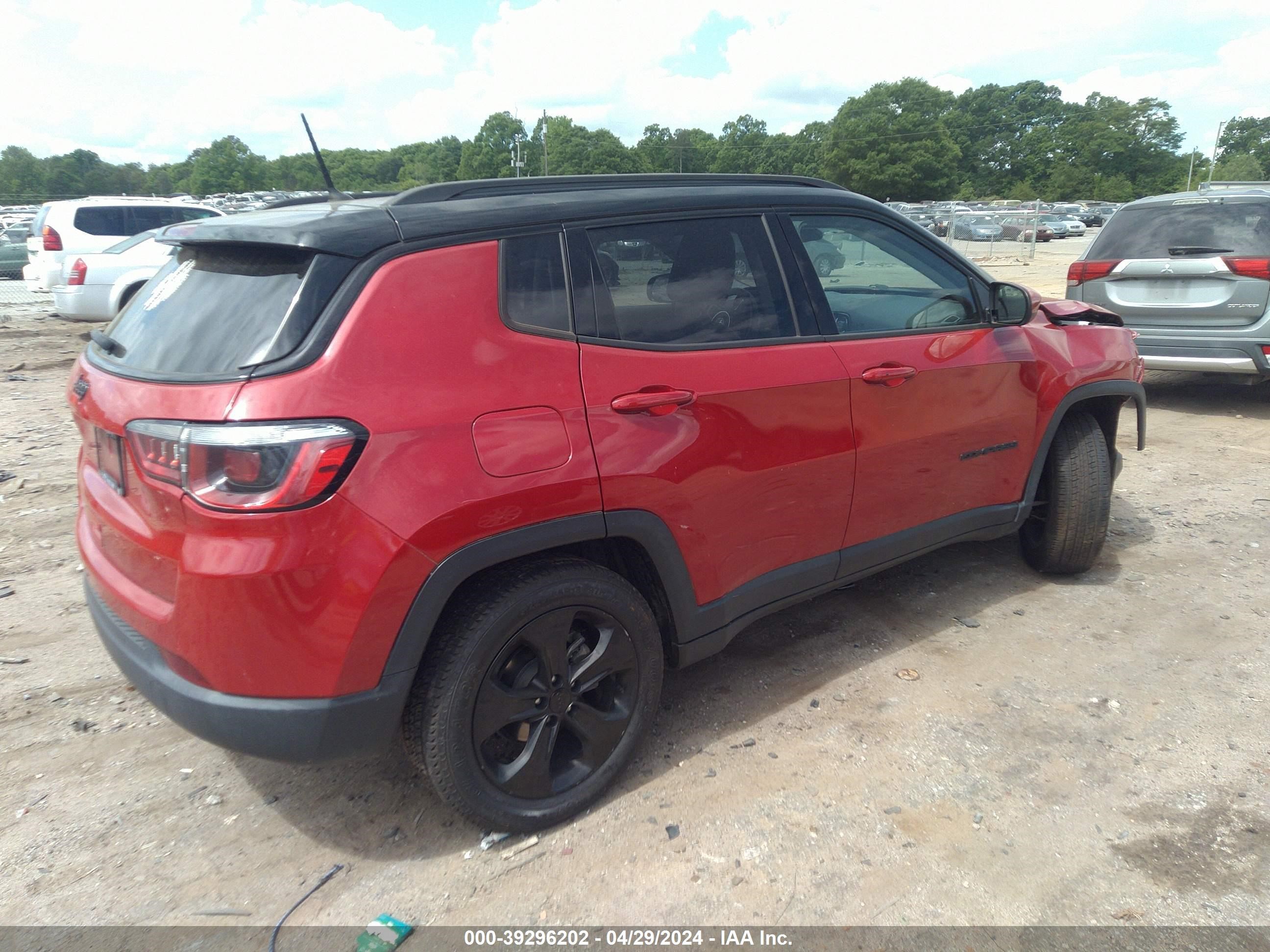 2018 Jeep Compass Altitude Fwd vin: 3C4NJCBB6JT322472