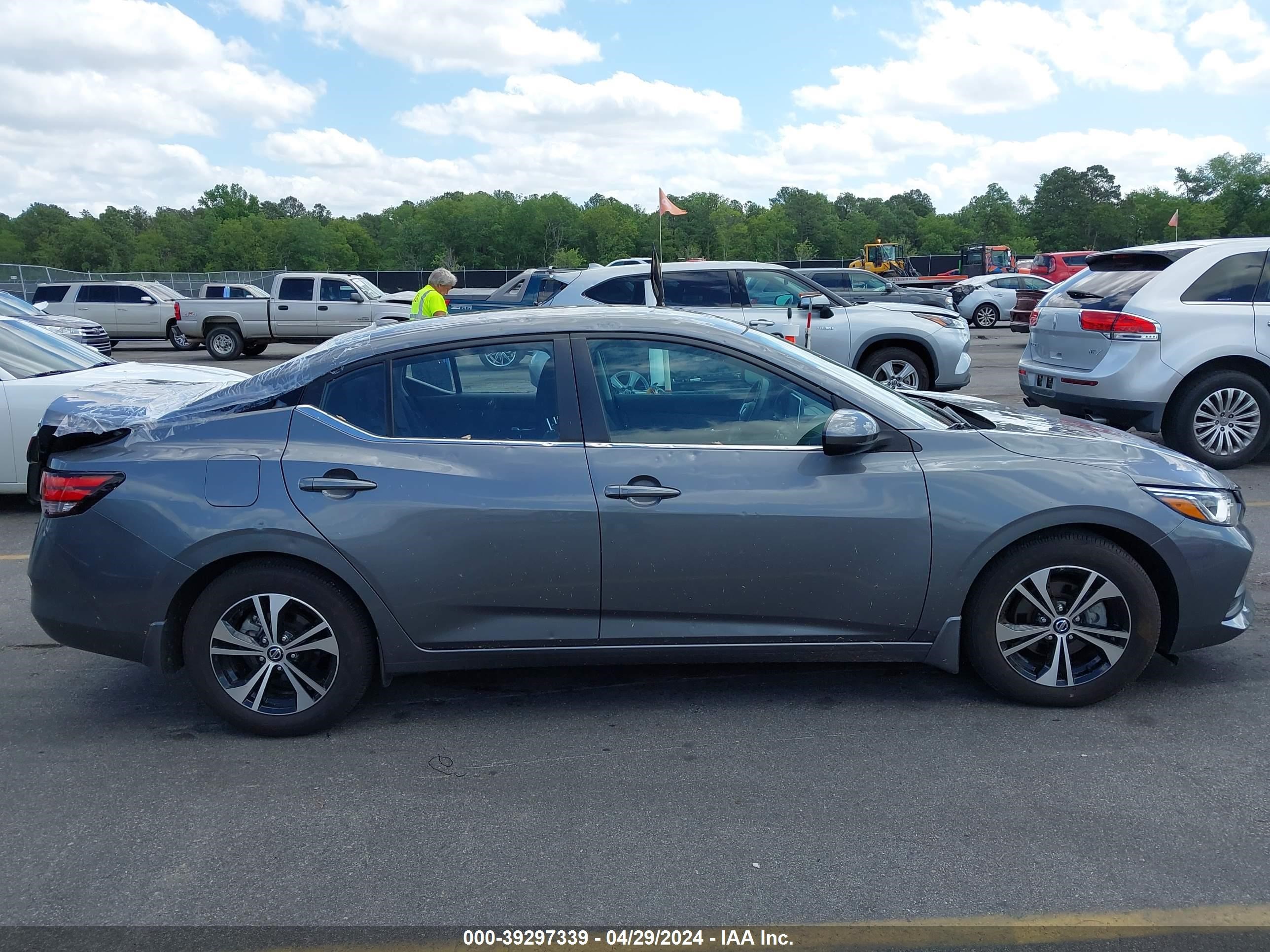 2021 Nissan Sentra Sv vin: 3N1AB8CV3MY233504