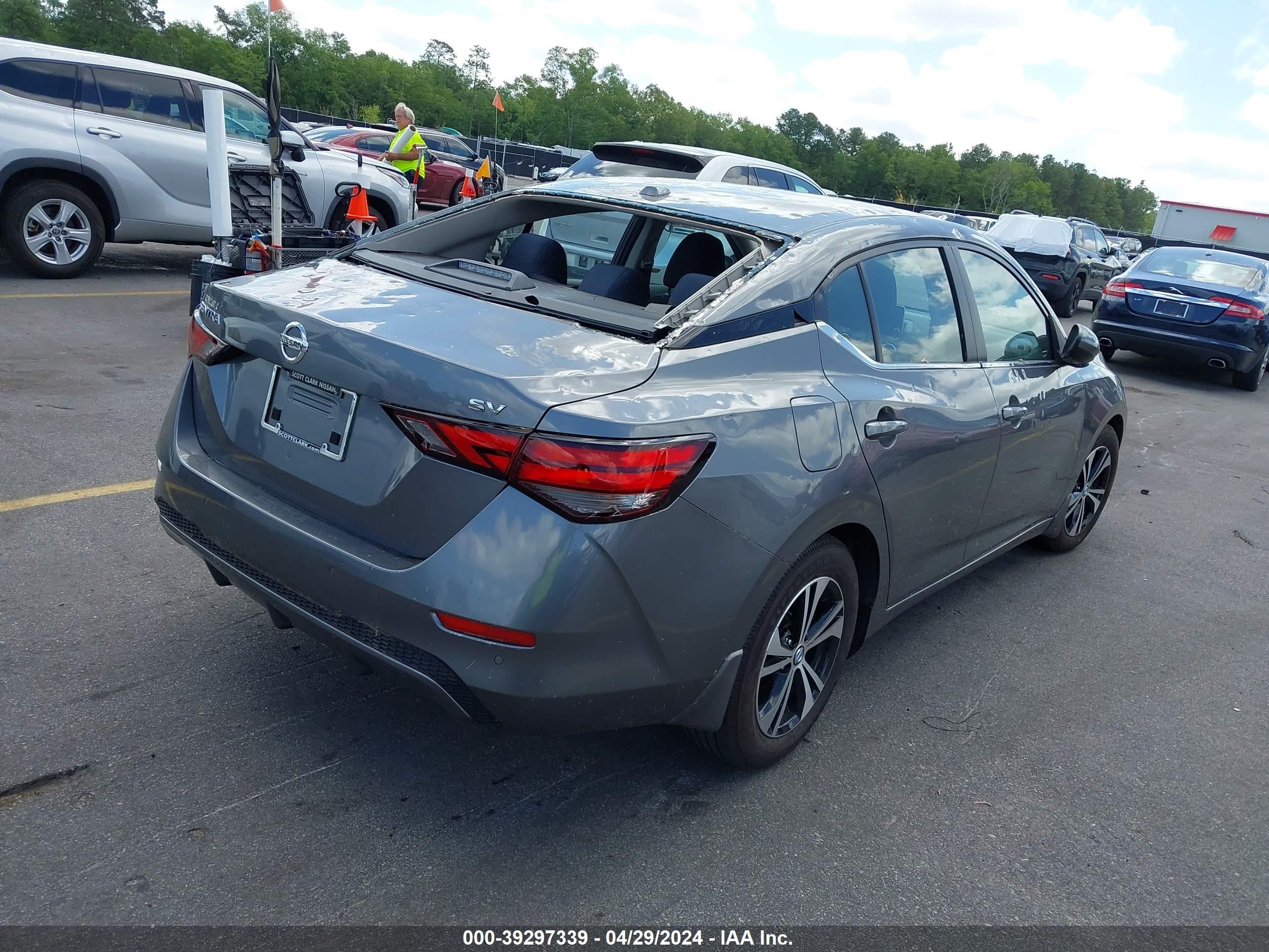 2021 Nissan Sentra Sv vin: 3N1AB8CV3MY233504