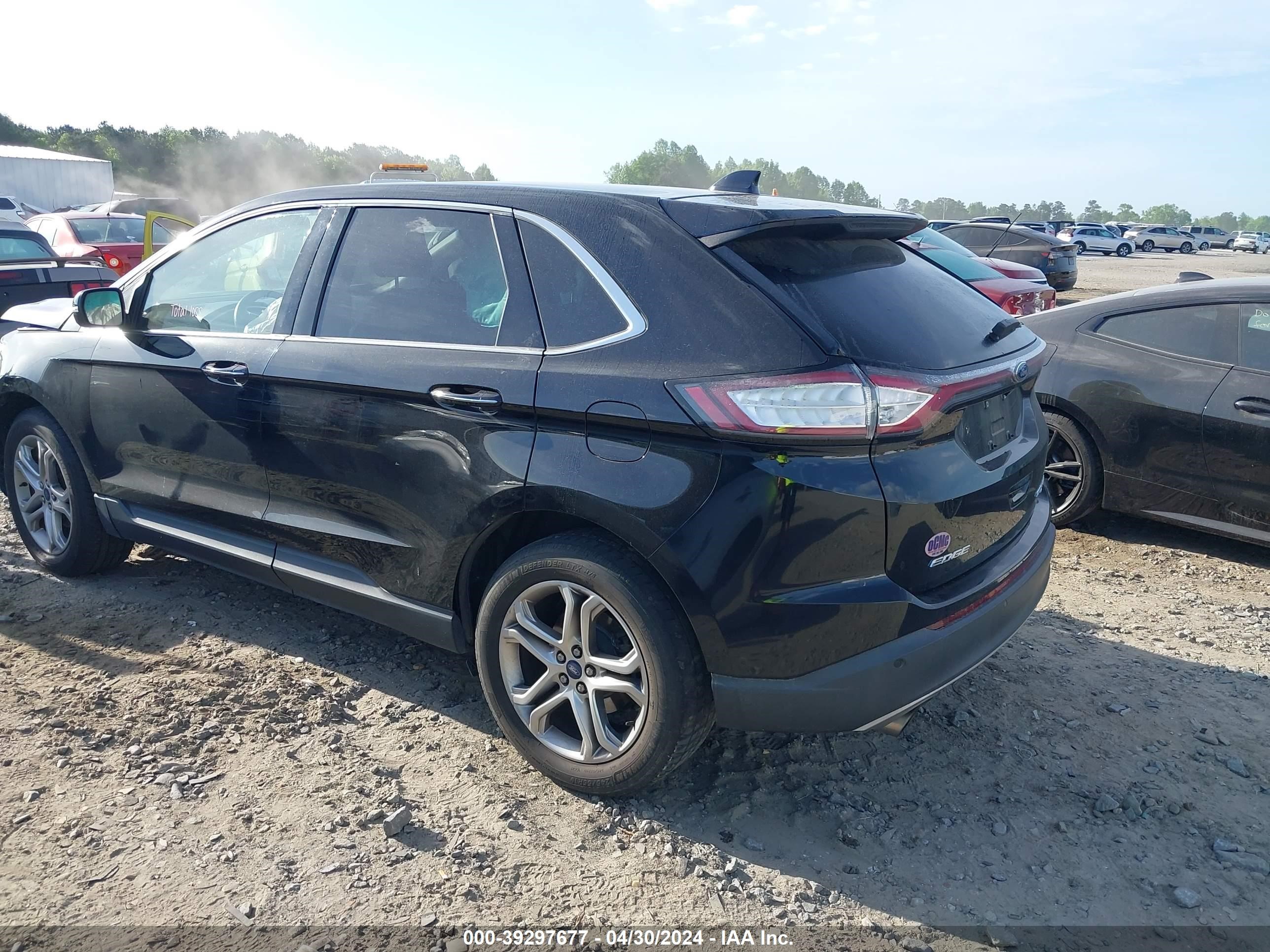 2017 Ford Edge Titanium vin: 2FMPK3K95HBB06102