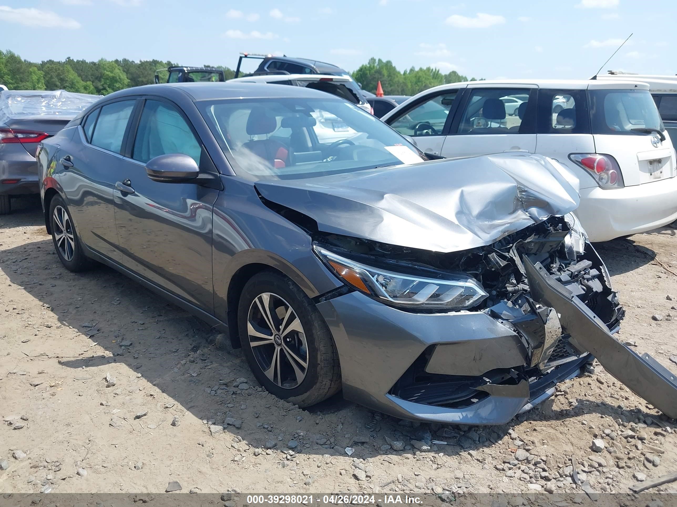 2020 Nissan Sentra Sv Xtronic Cvt vin: 3N1AB8CV5LY221174