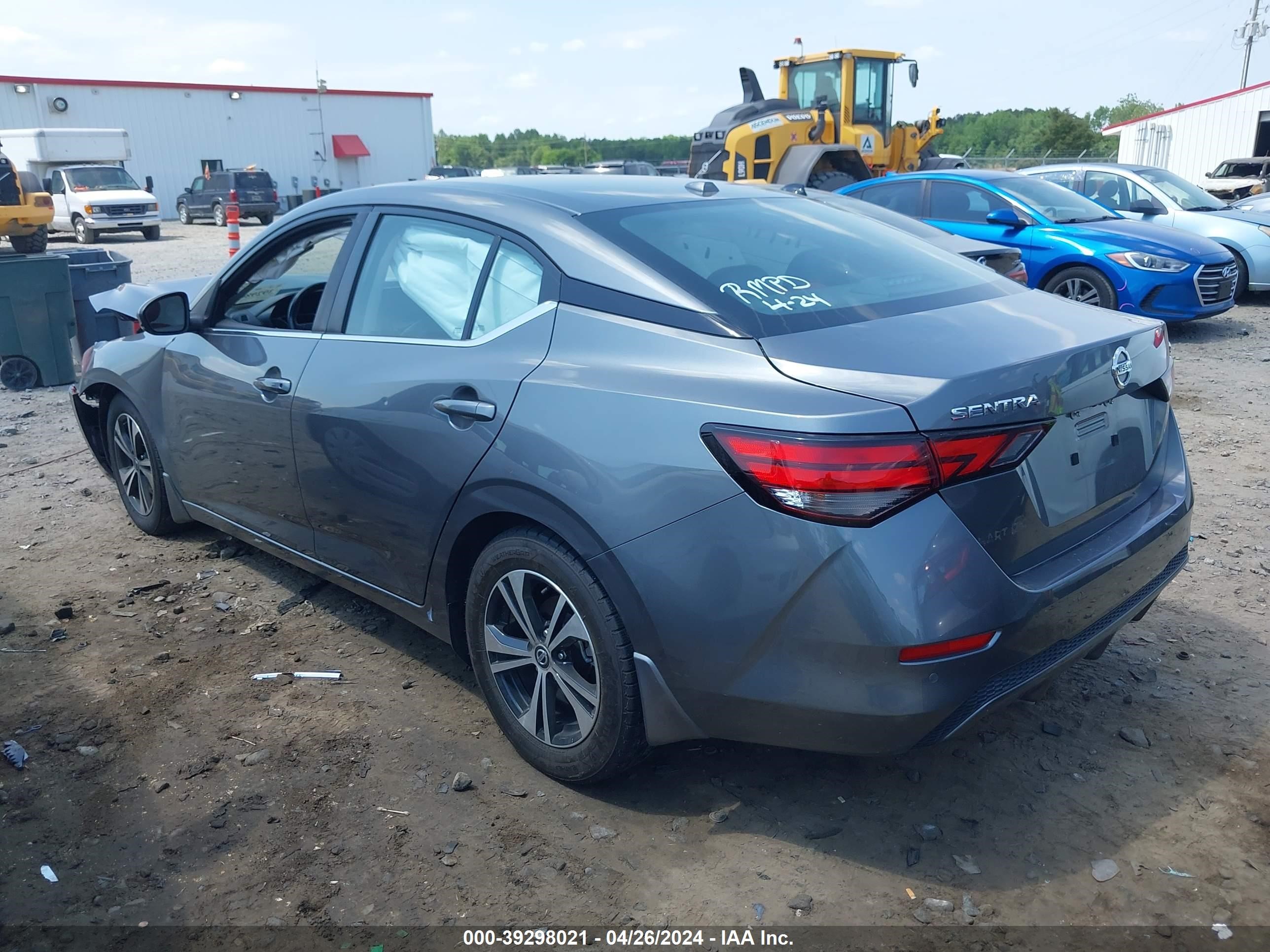 2020 Nissan Sentra Sv Xtronic Cvt vin: 3N1AB8CV5LY221174