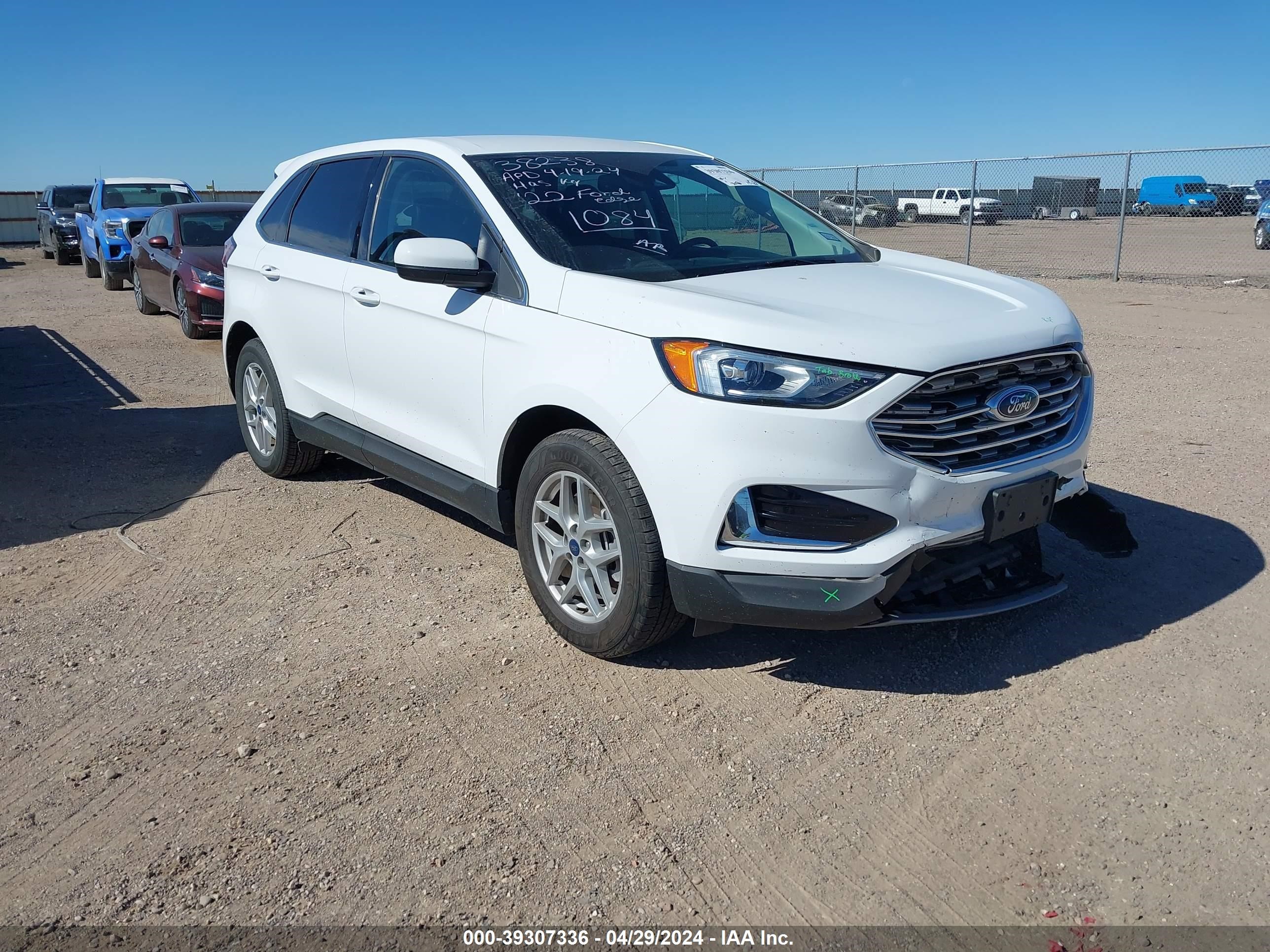 2022 Ford Edge Sel vin: 2FMPK4J96NBA41084