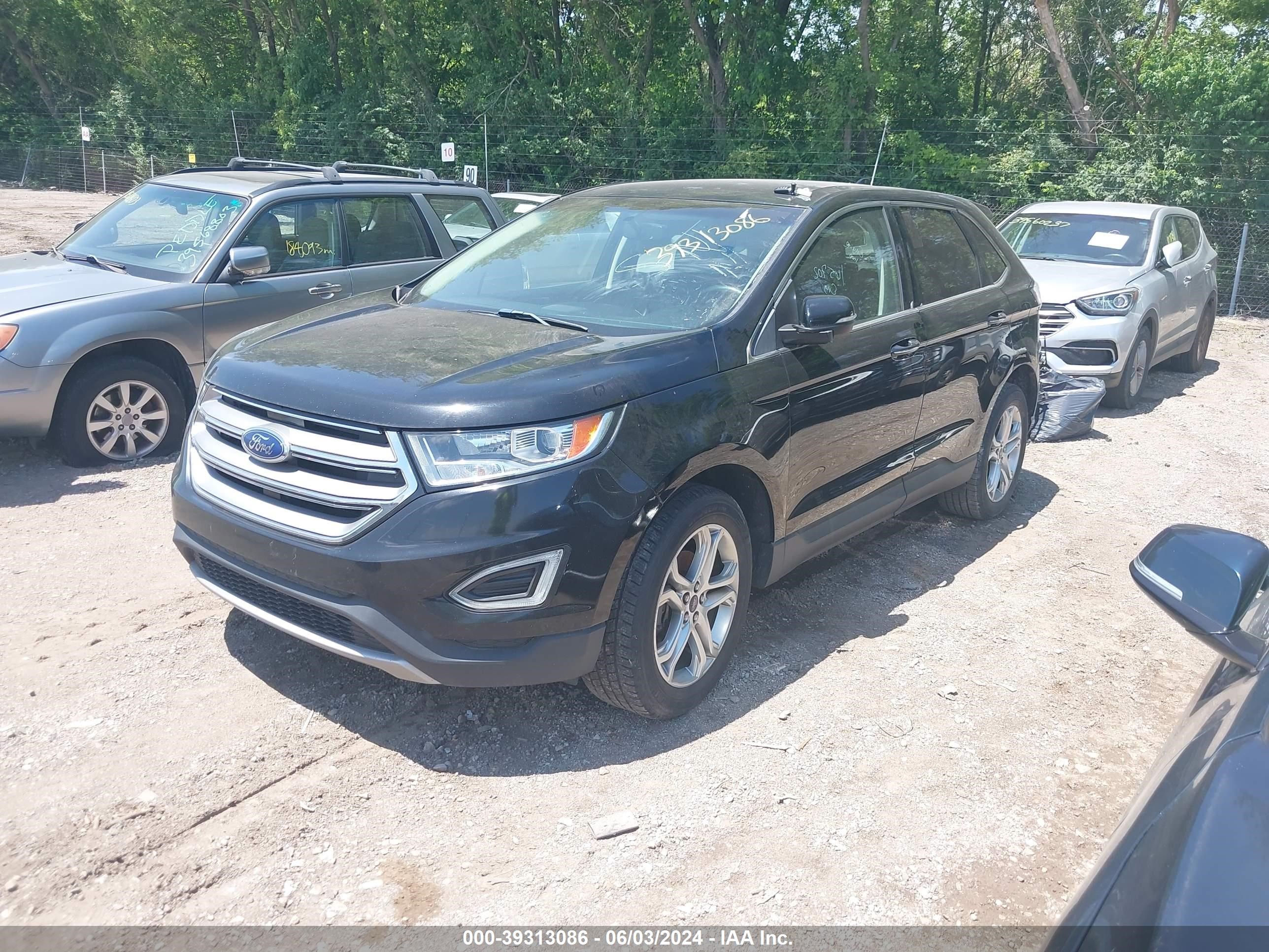 2017 Ford Edge Titanium vin: 2FMPK3K95HBB29668