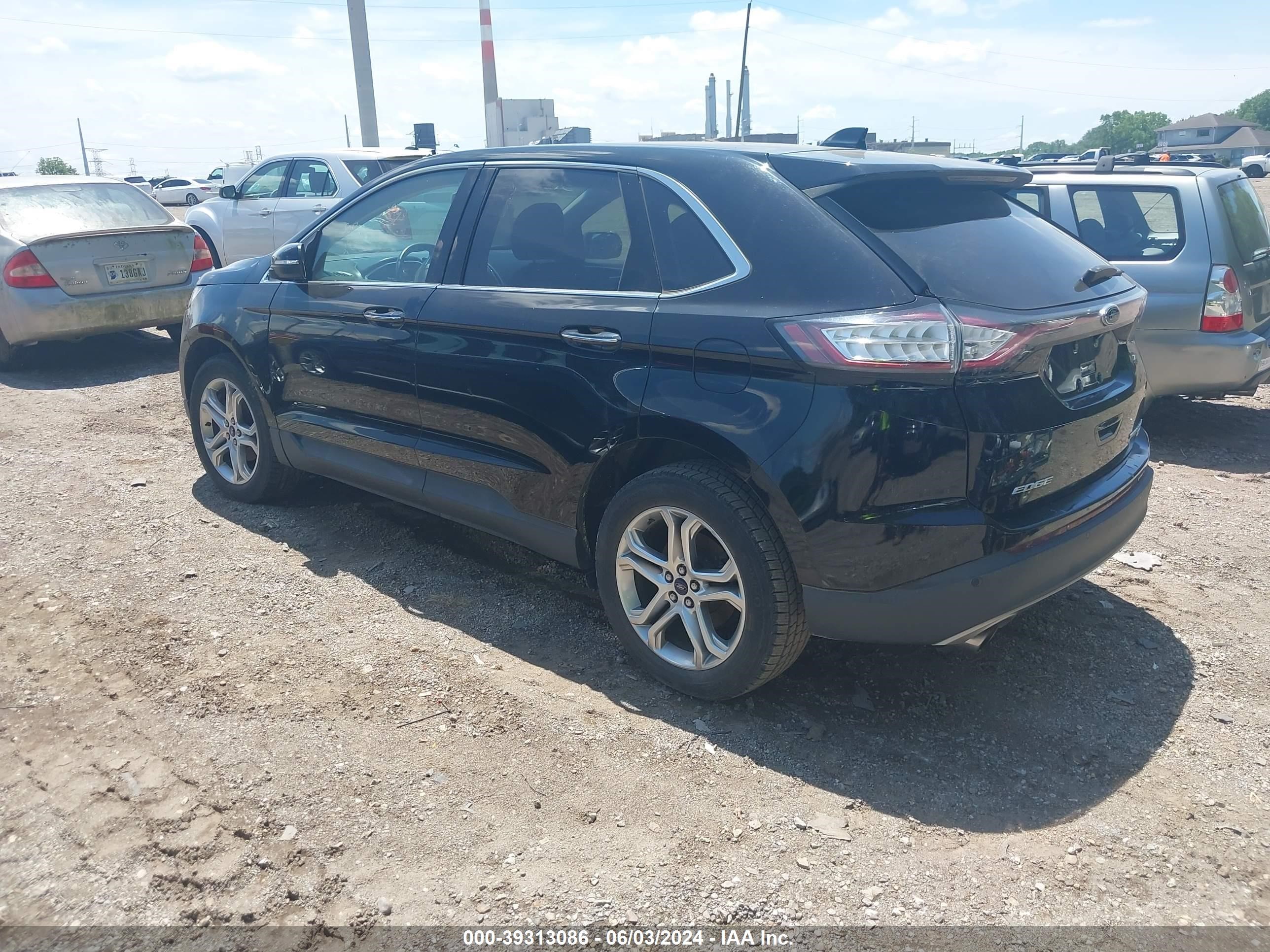 2017 Ford Edge Titanium vin: 2FMPK3K95HBB29668