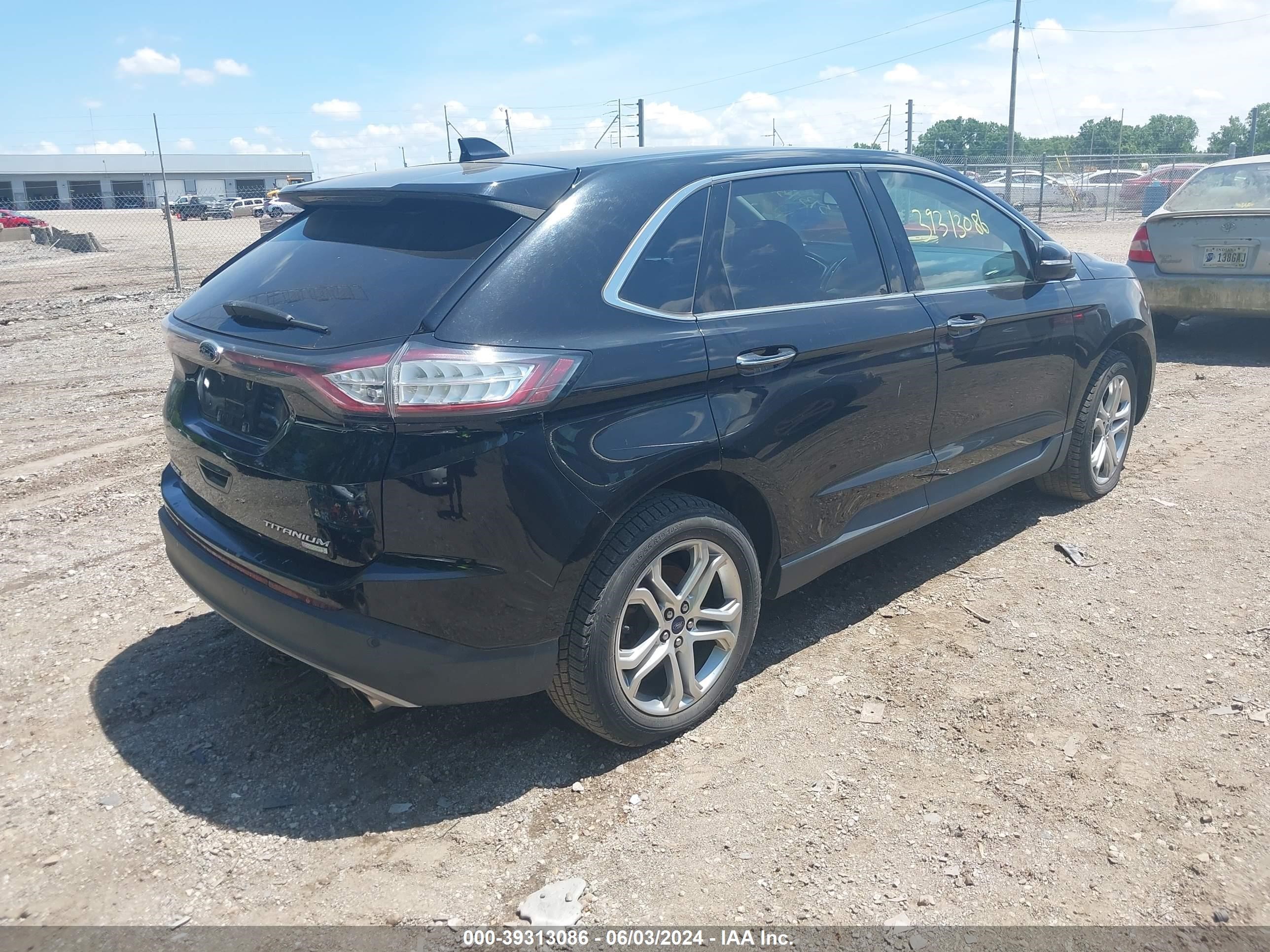 2017 Ford Edge Titanium vin: 2FMPK3K95HBB29668