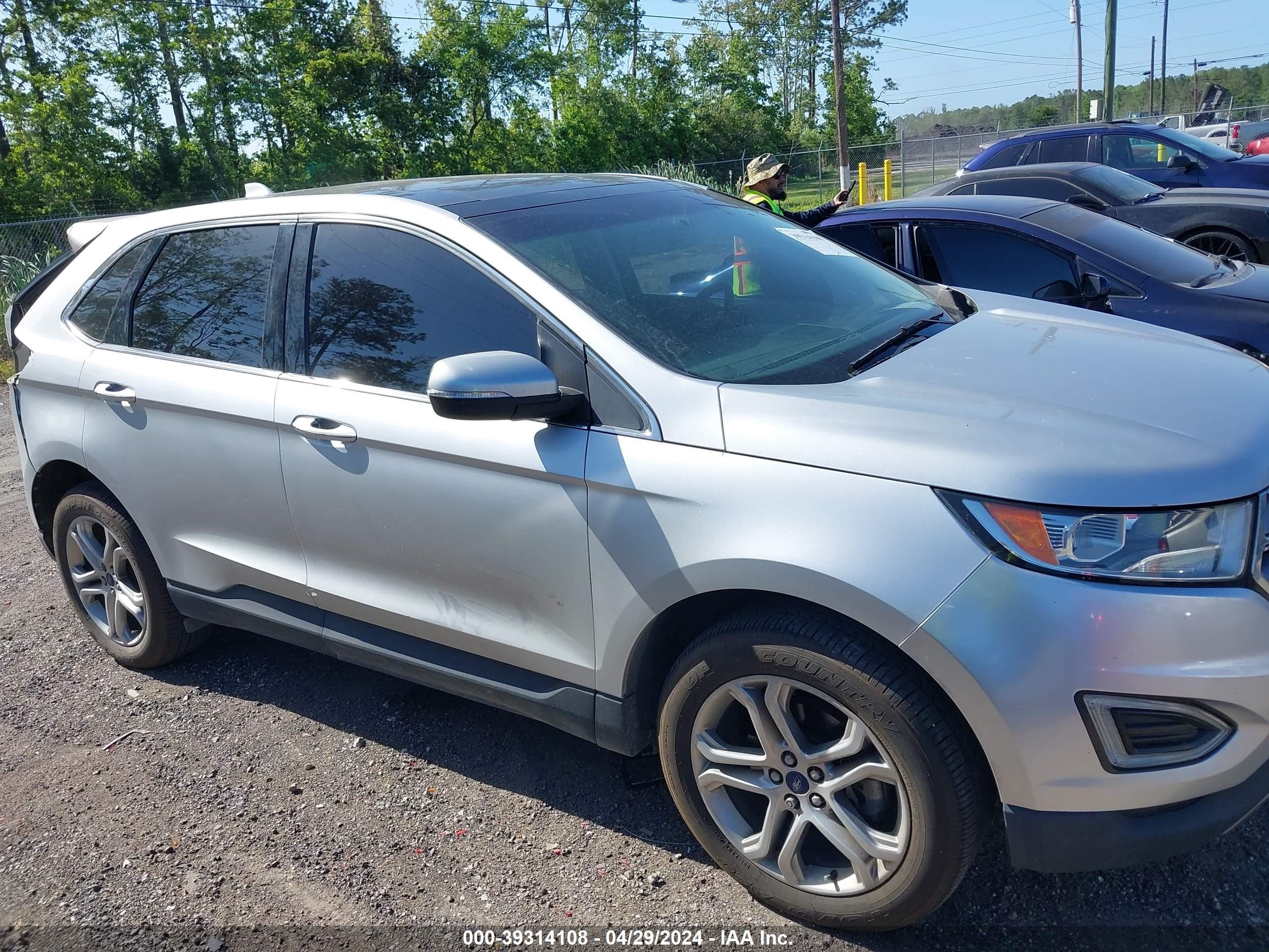 2018 Ford Edge Titanium vin: 2FMPK3K97JBB19858