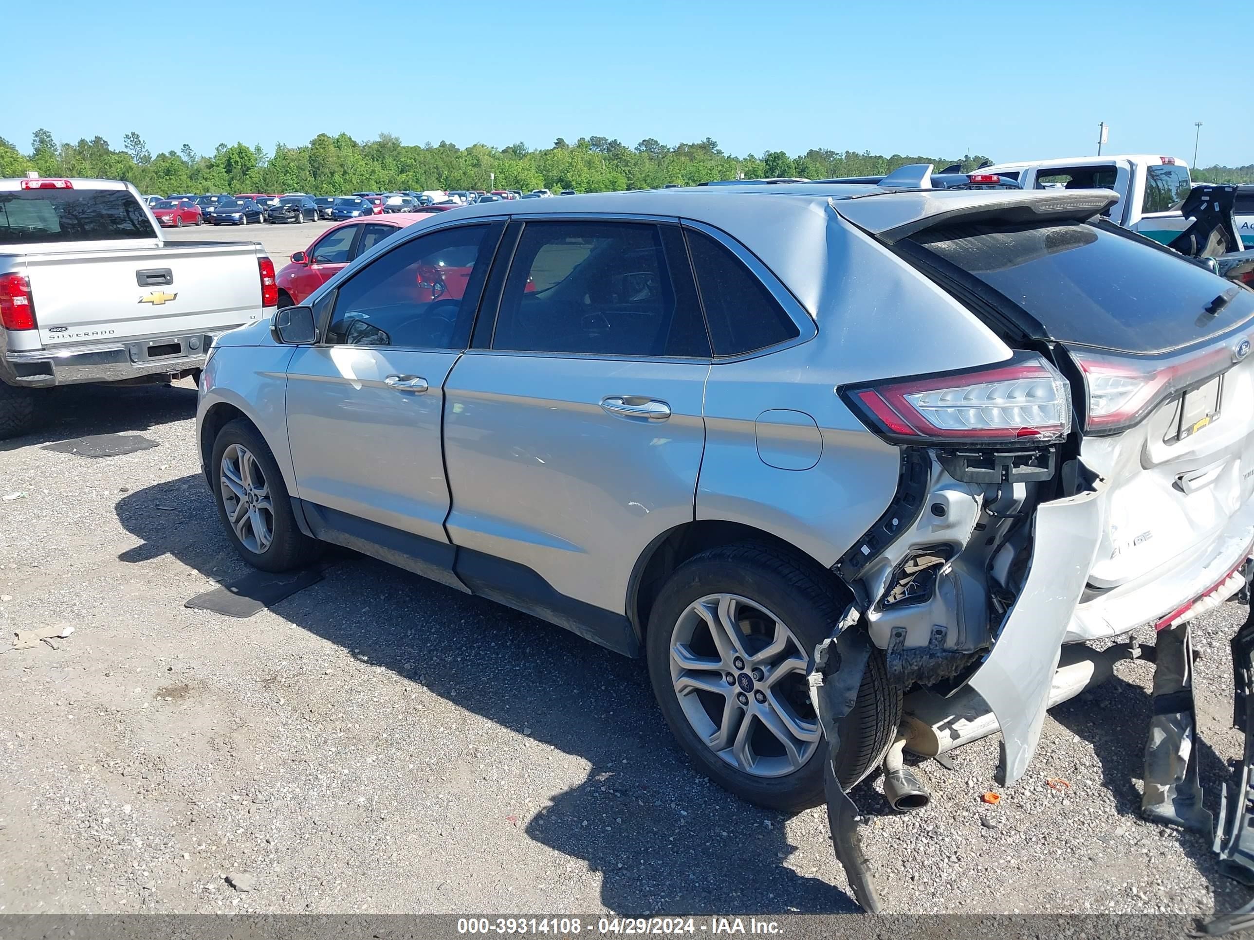 2018 Ford Edge Titanium vin: 2FMPK3K97JBB19858