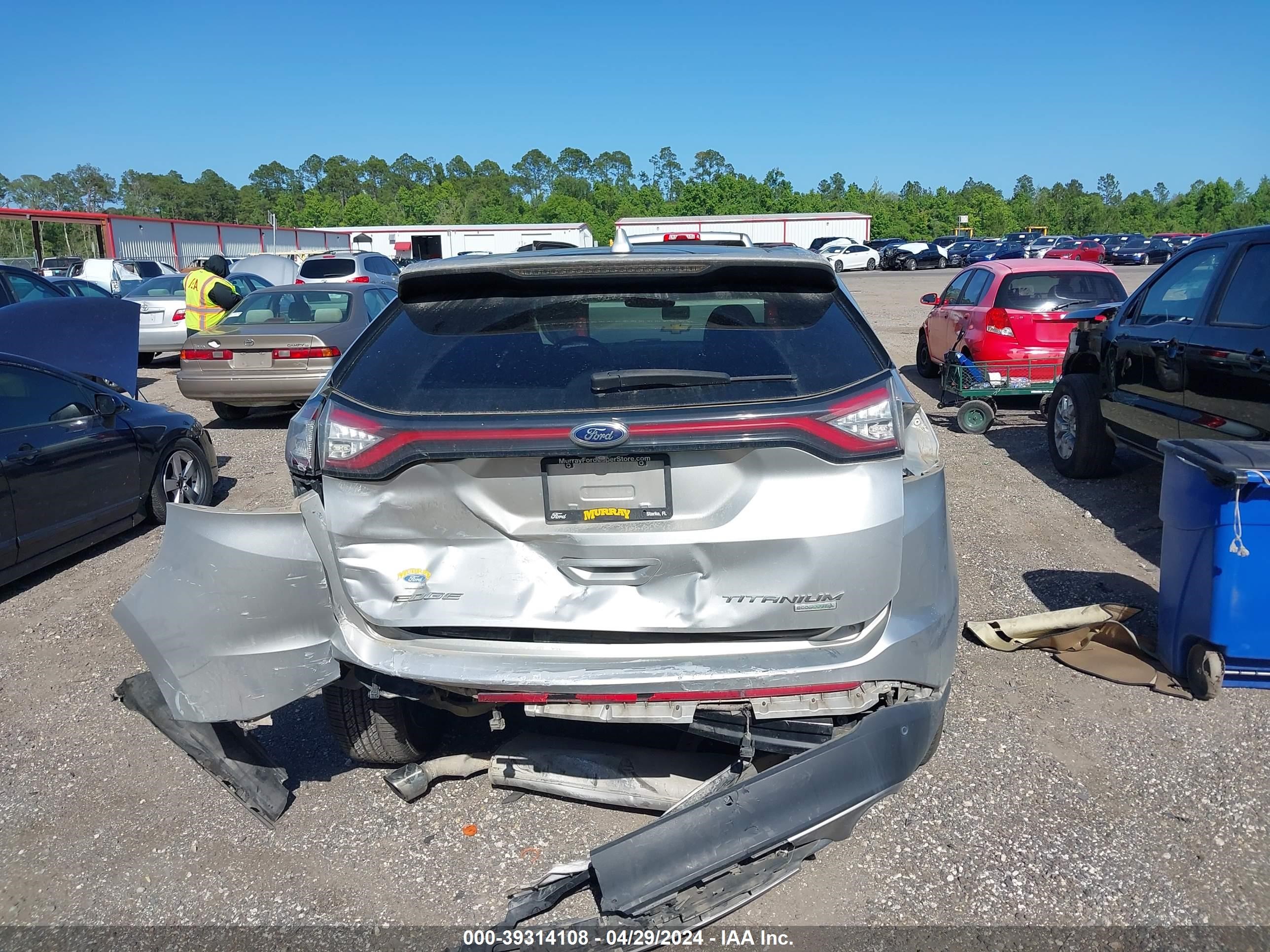 2018 Ford Edge Titanium vin: 2FMPK3K97JBB19858