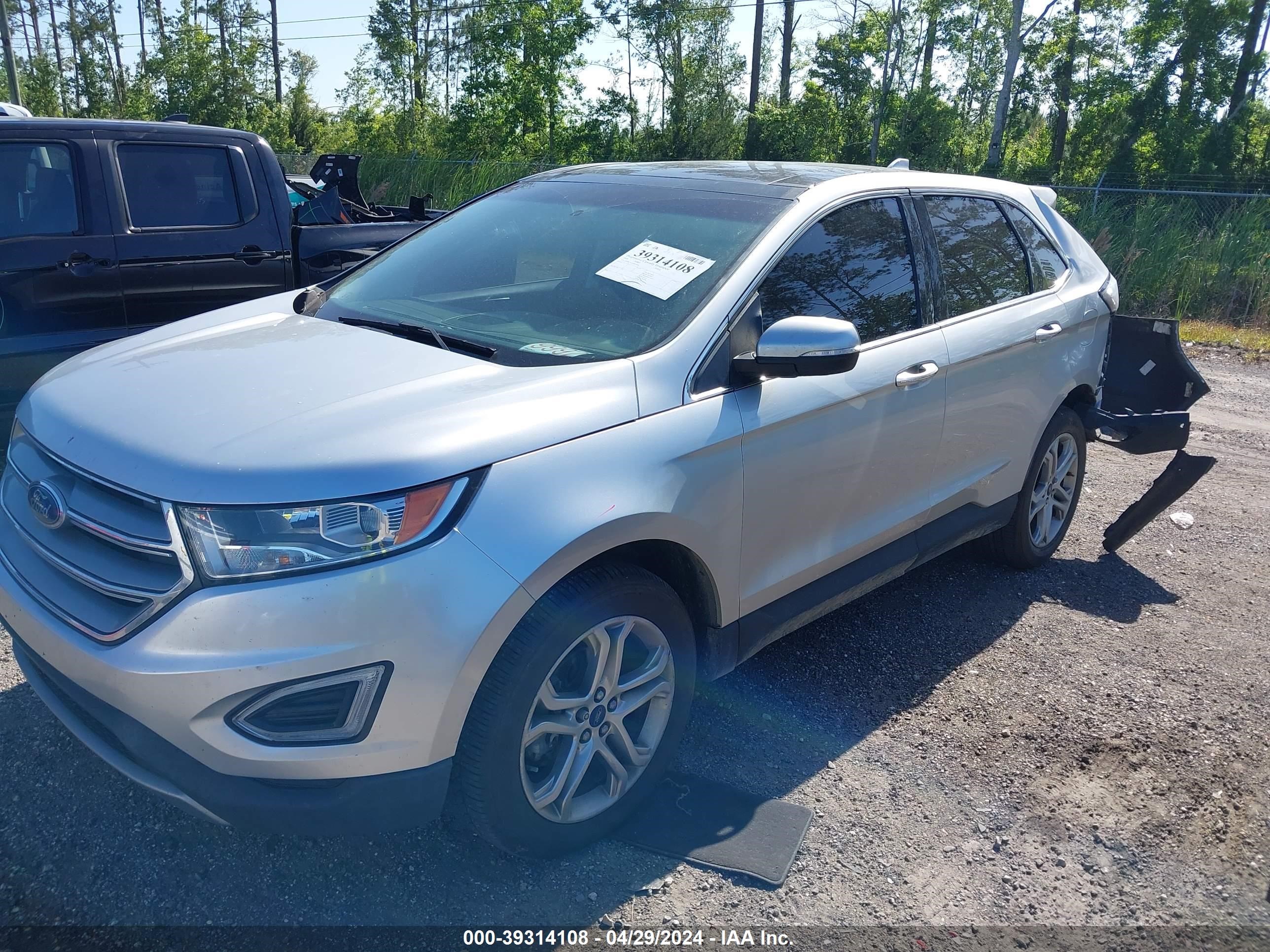 2018 Ford Edge Titanium vin: 2FMPK3K97JBB19858