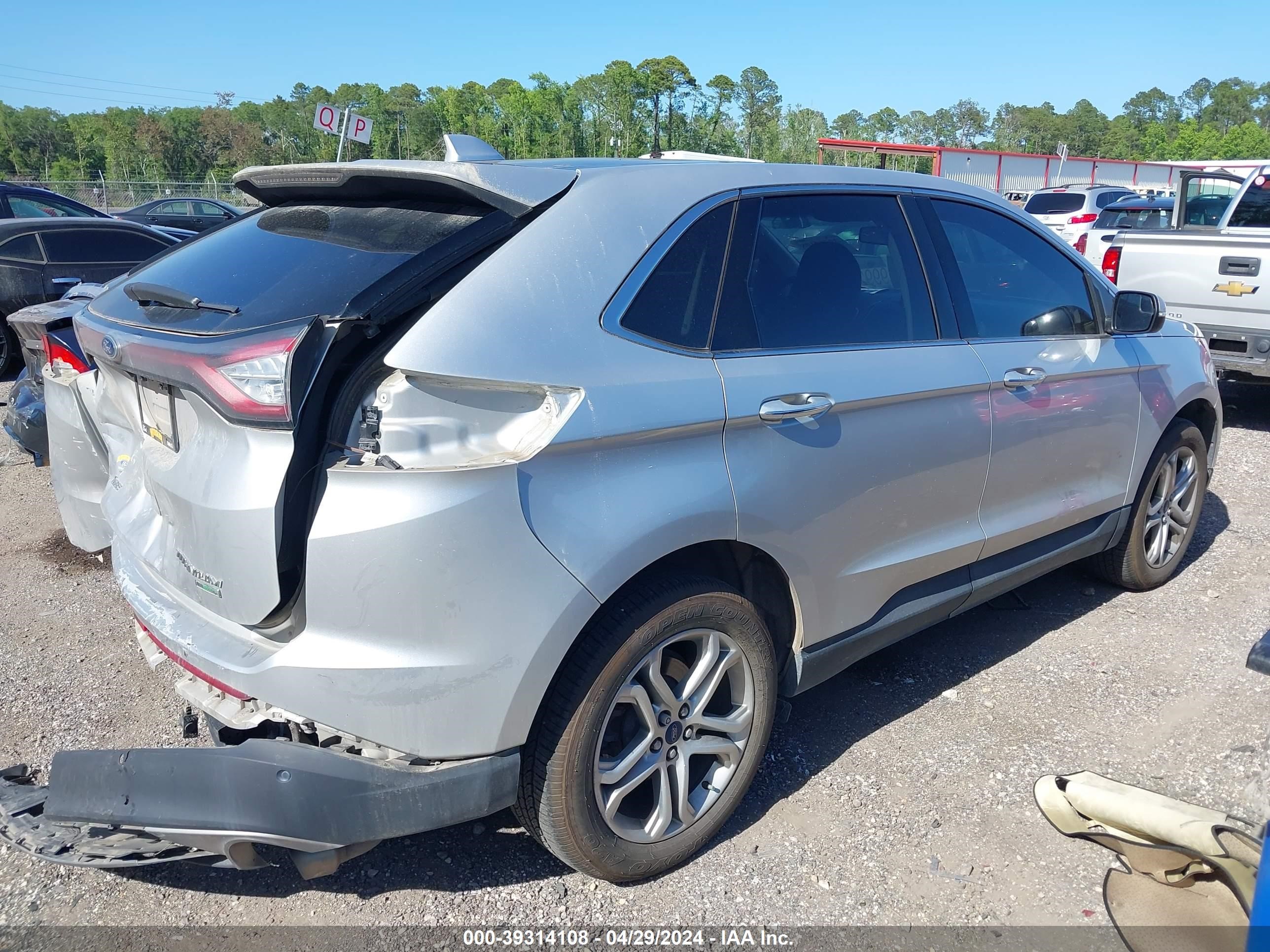 2018 Ford Edge Titanium vin: 2FMPK3K97JBB19858