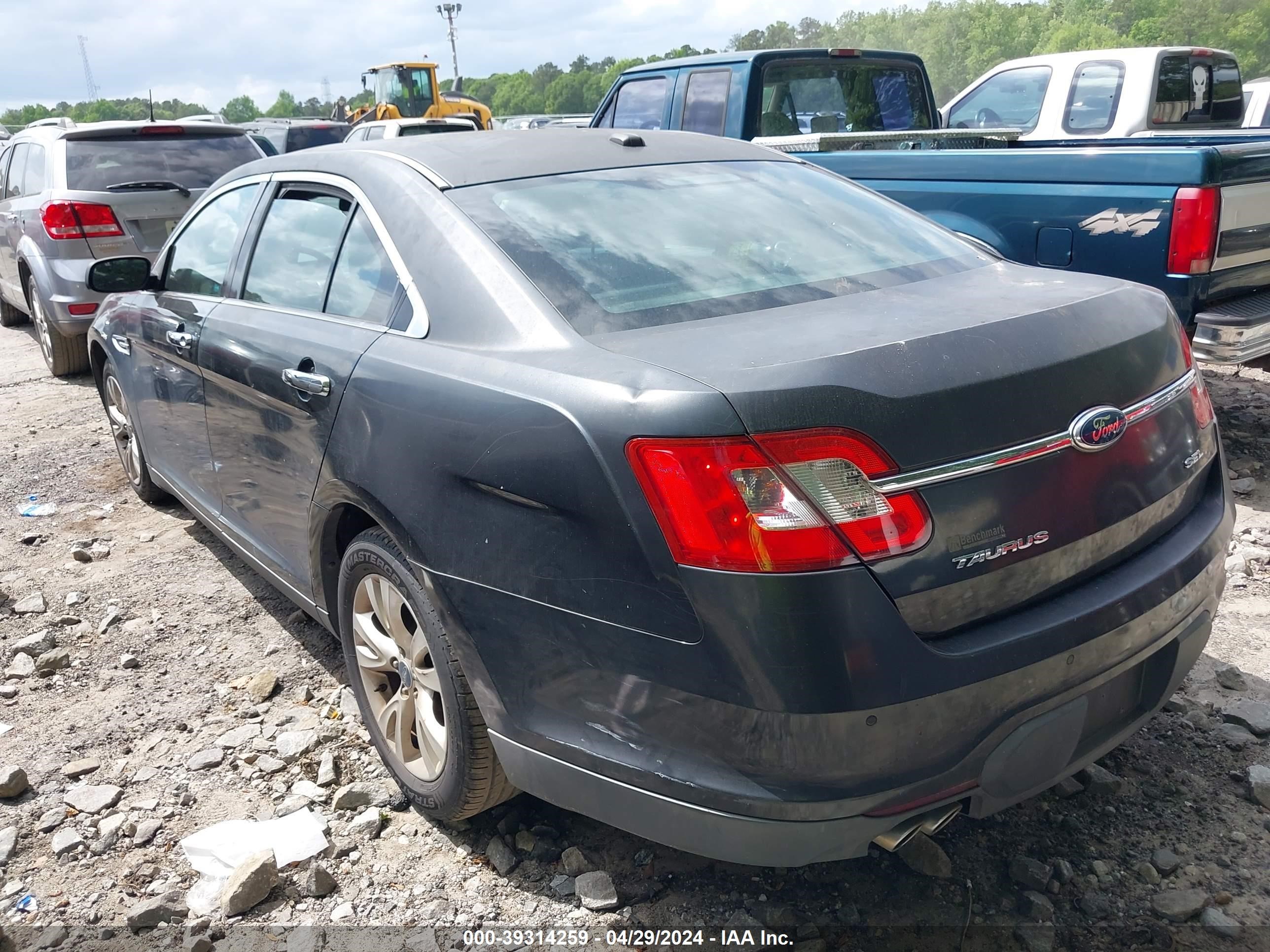 2012 Ford Taurus Sel vin: 1FAHP2EW9CG127872