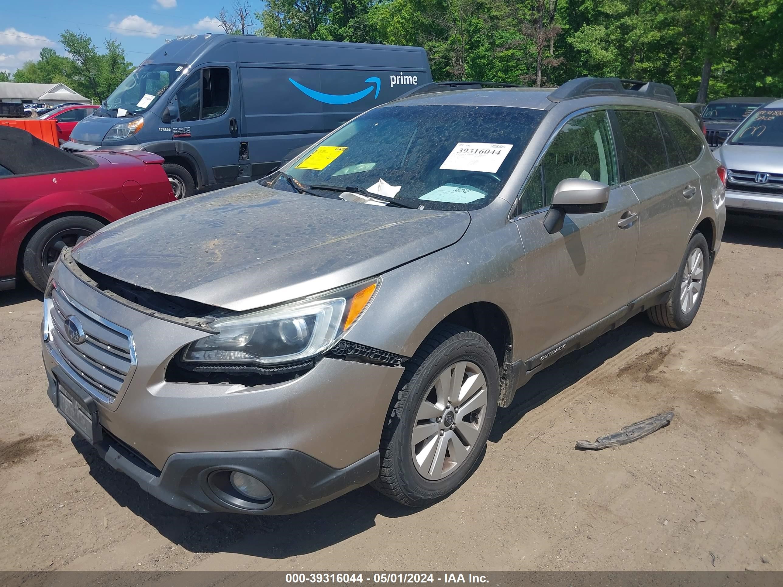 2015 Subaru Outback 2.5I Premium vin: 4S4BSACC1F3244385