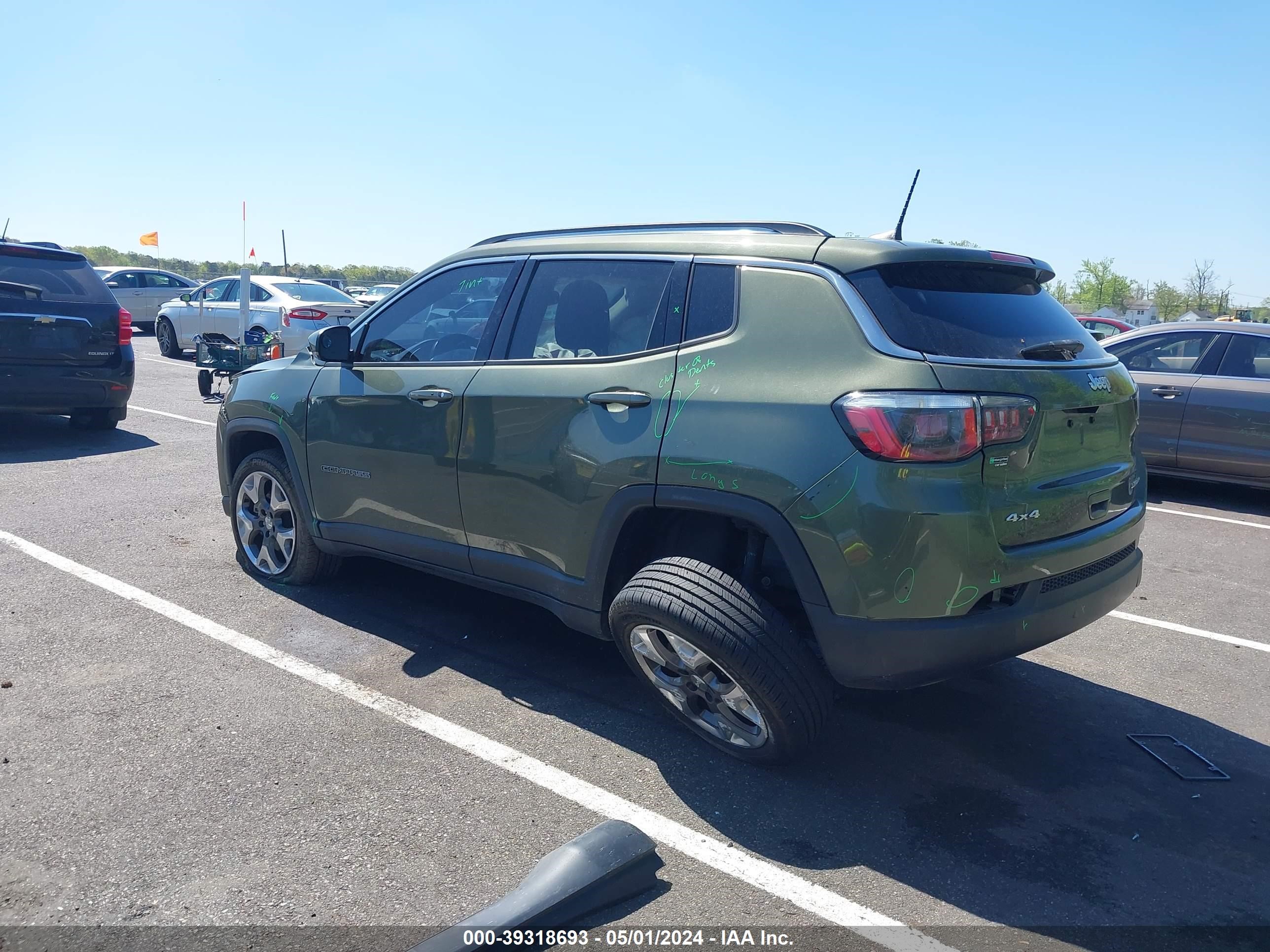 2020 Jeep Compass Limited 4X4 vin: 3C4NJDCB4LT178475