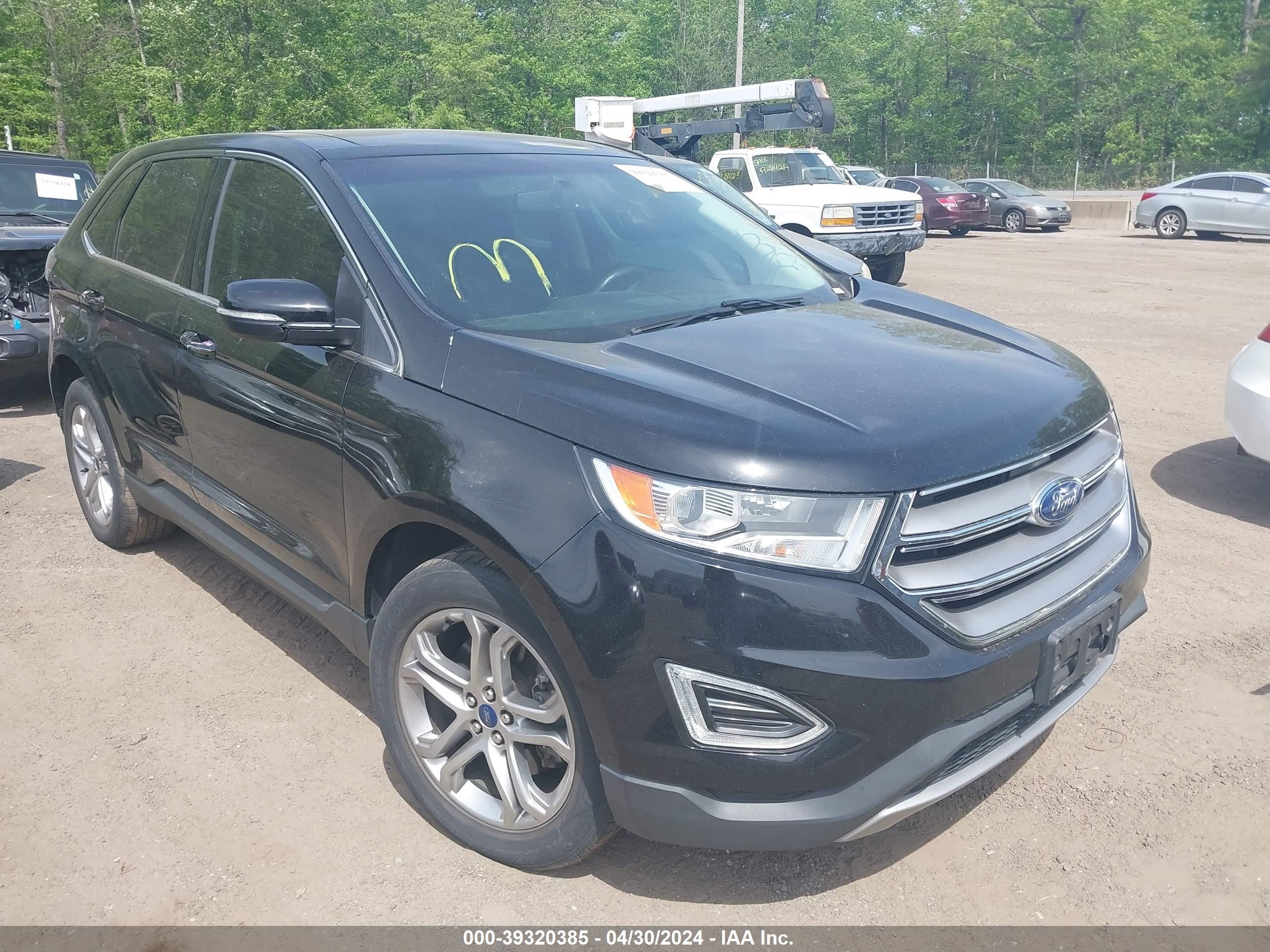 2016 Ford Edge Titanium vin: 2FMPK4K93GBB59918