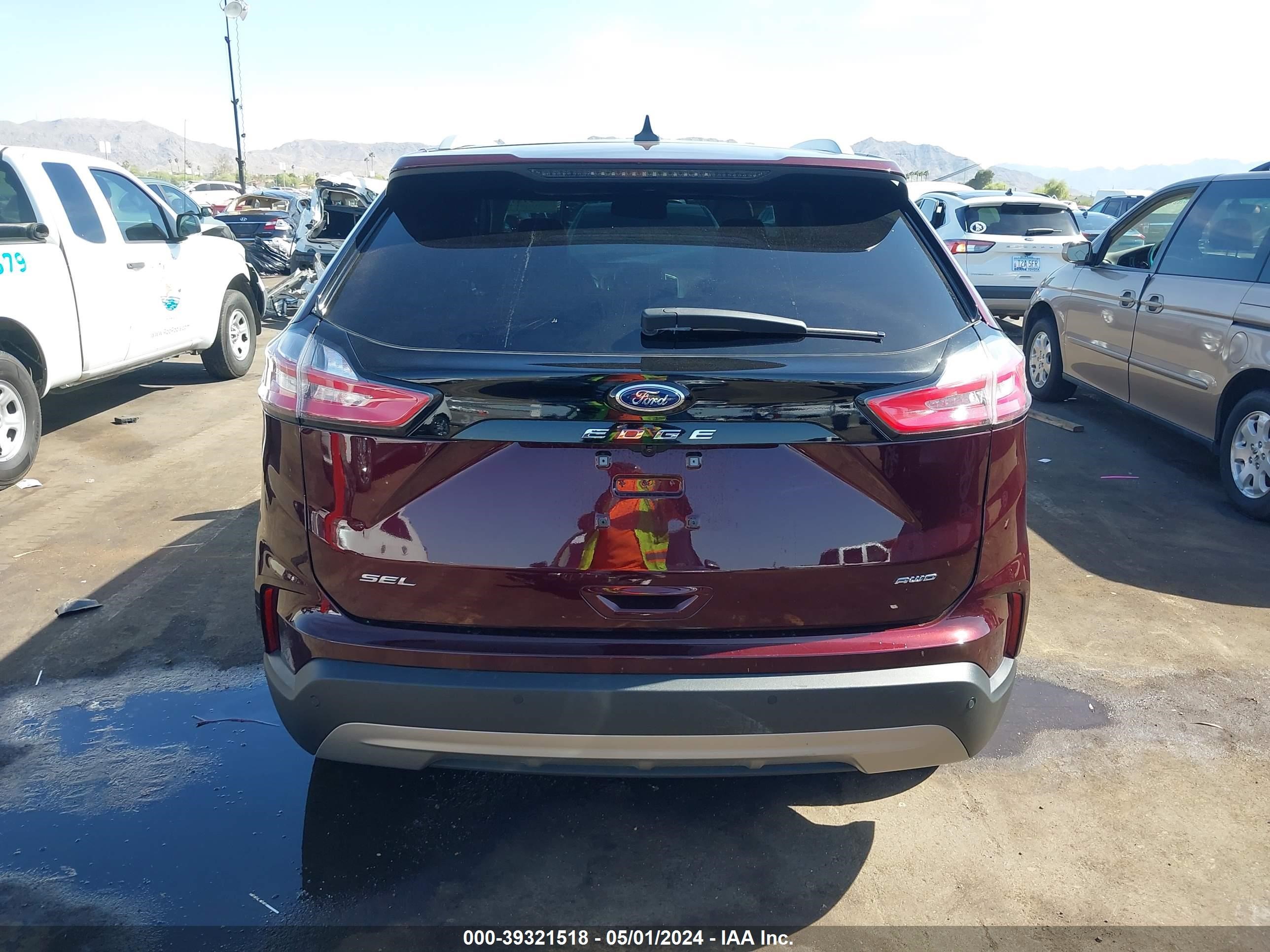 2022 Ford Edge Sel vin: 2FMPK4J9XNBB14845