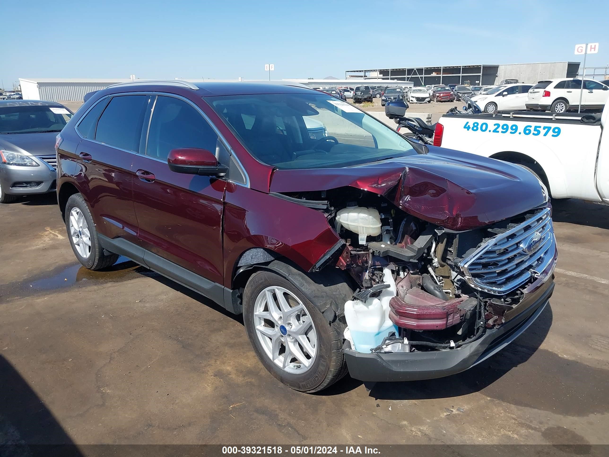 2022 Ford Edge Sel vin: 2FMPK4J9XNBB14845