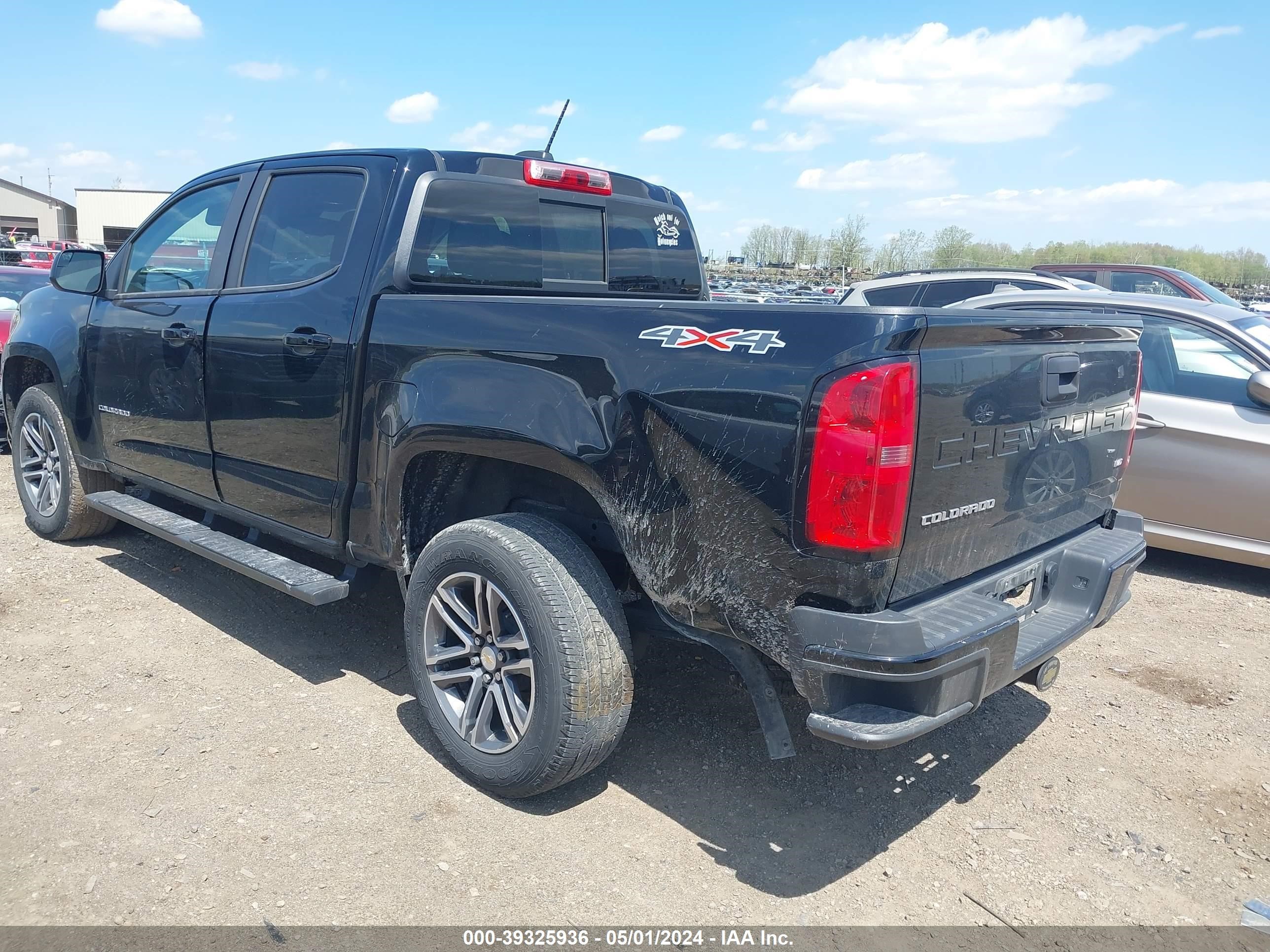 2021 Chevrolet Colorado 4Wd Short Box Lt vin: 1GCGTCEN0M1192810