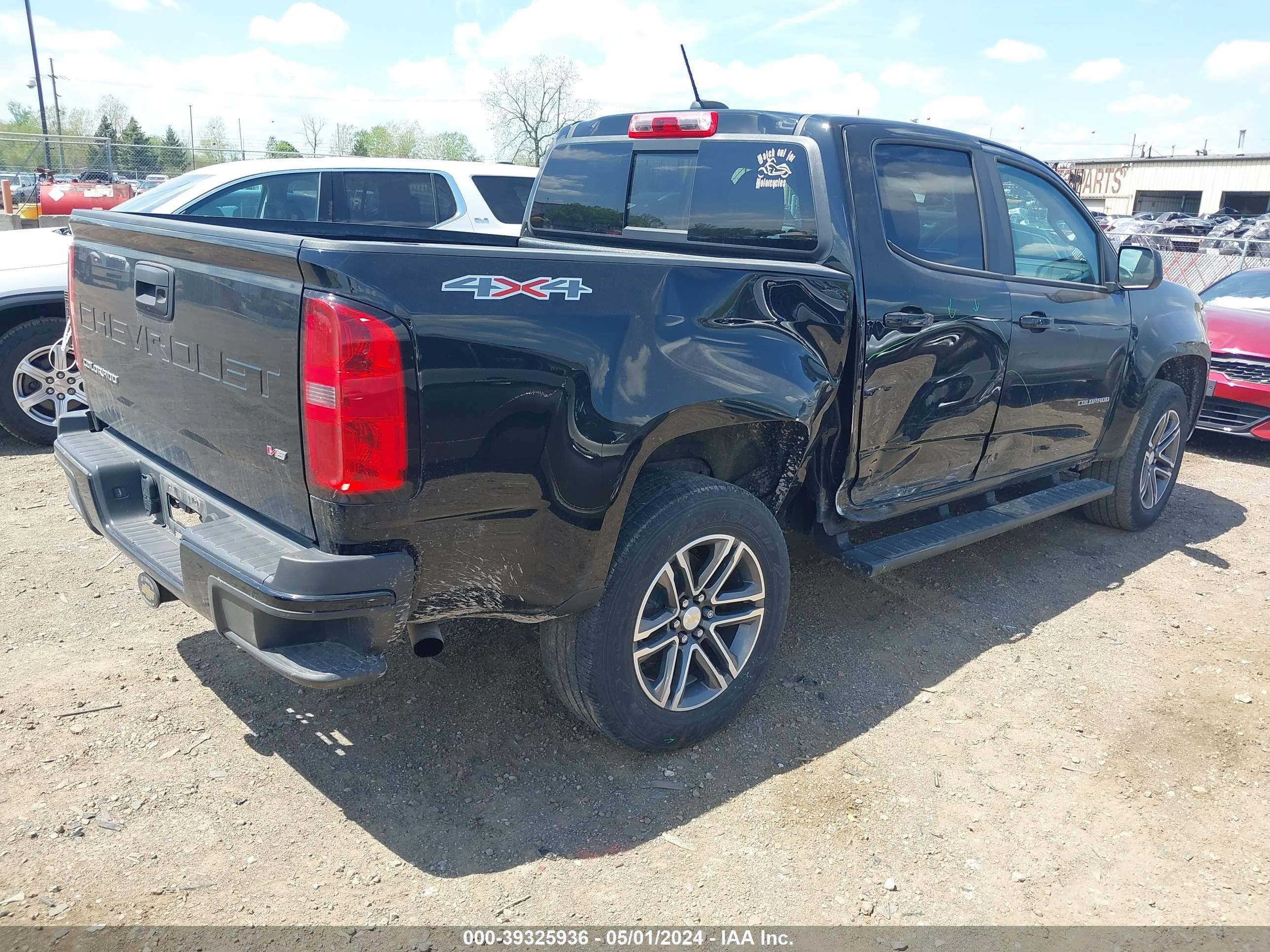 2021 Chevrolet Colorado 4Wd Short Box Lt vin: 1GCGTCEN0M1192810