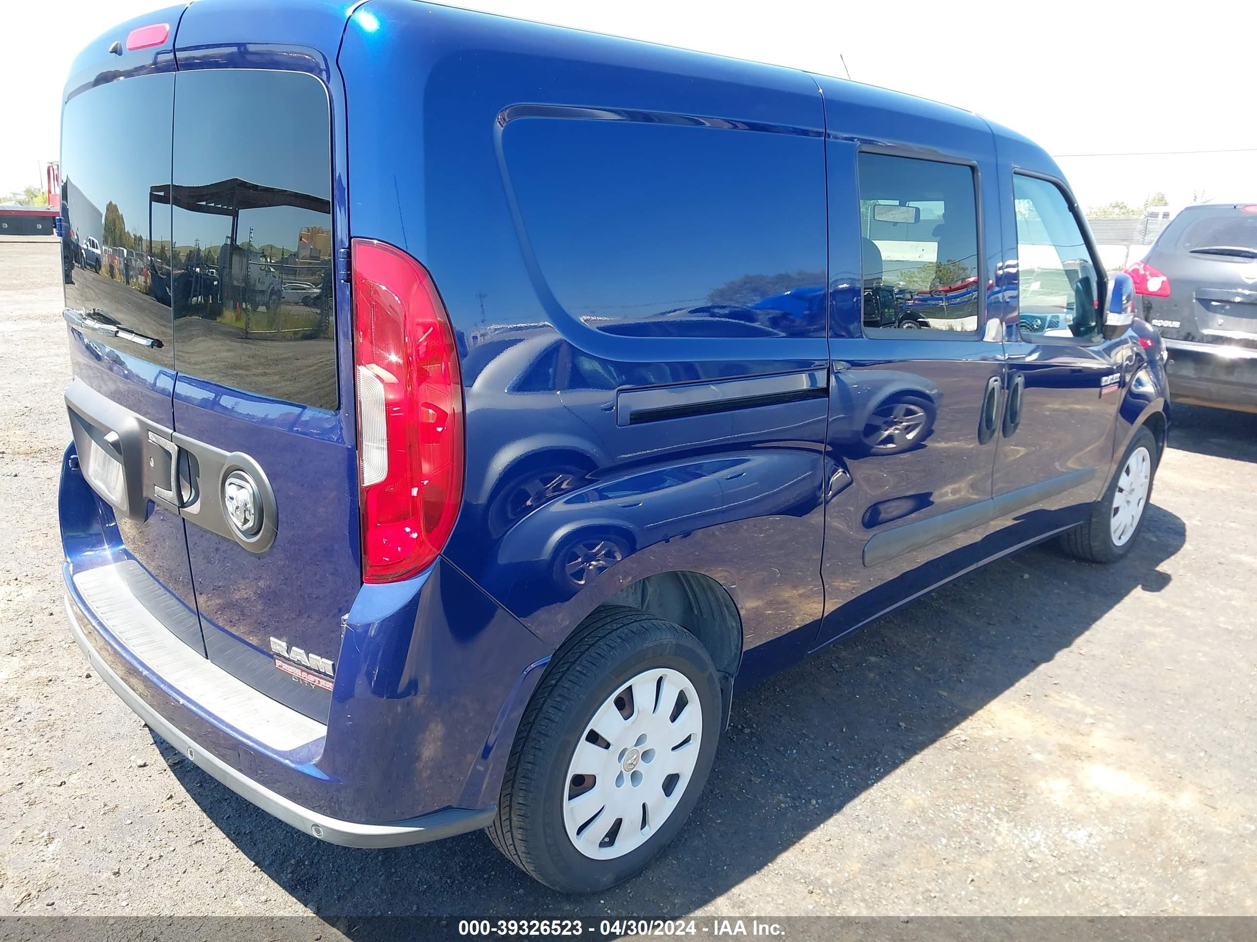 2016 Ram Promaster City Tradesman Slt vin: ZFBERFBT2G6B21518