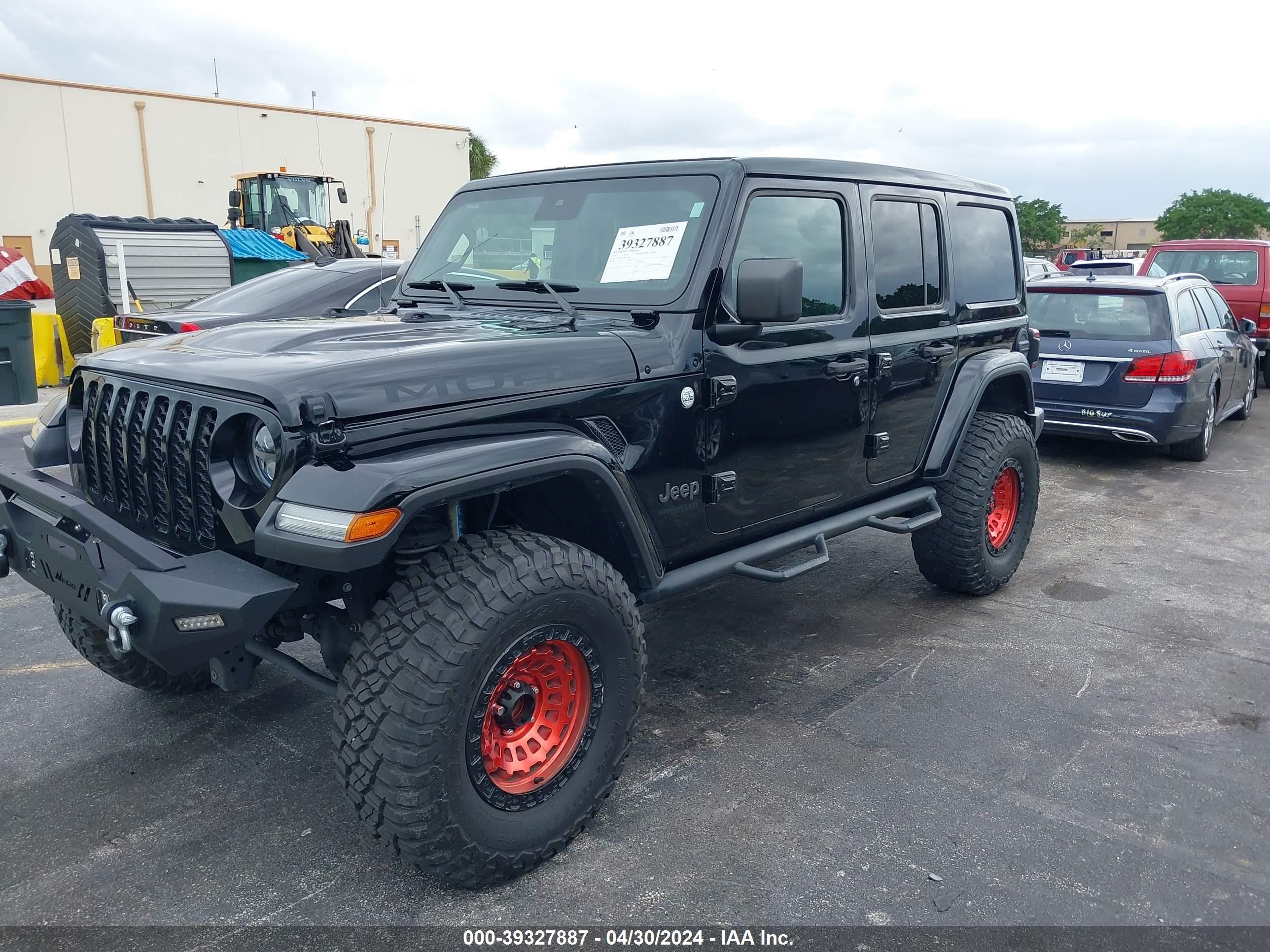 2019 Jeep Wrangler Unlimited Moab 4X4 vin: 1C4HJXEG6KW578506