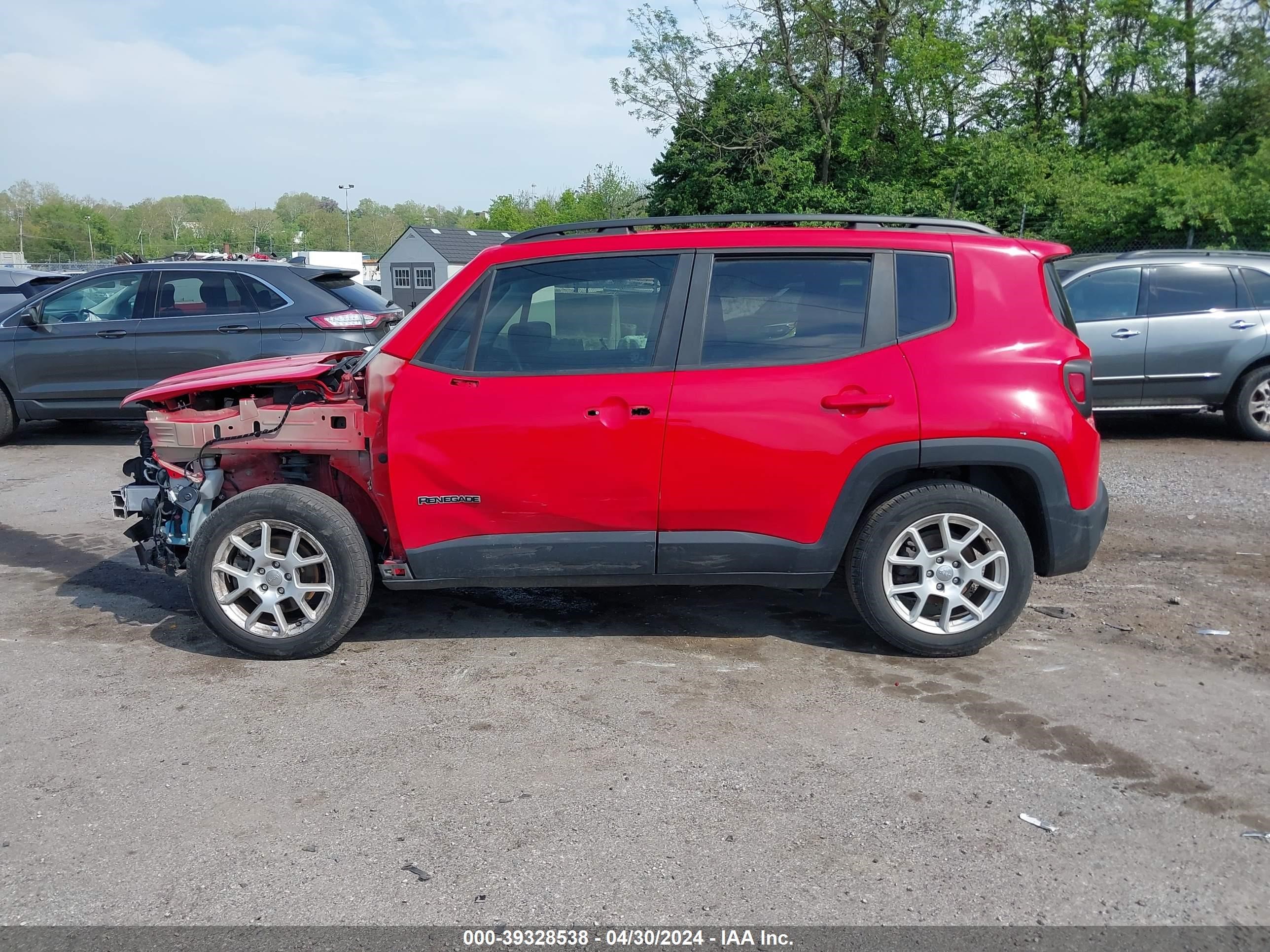 2020 Jeep Renegade Latitude Fwd vin: ZACNJABB5LPK92604