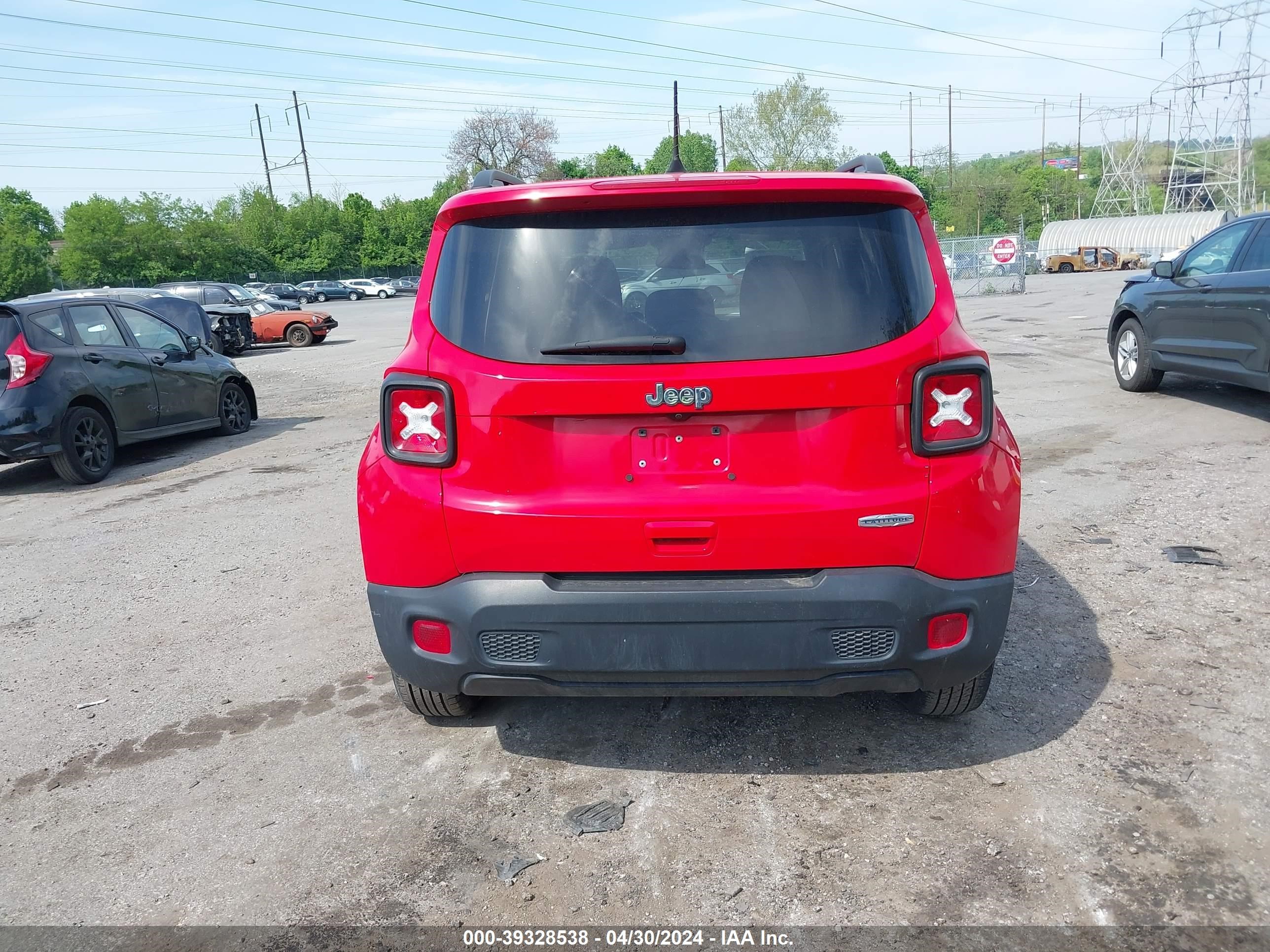 2020 Jeep Renegade Latitude Fwd vin: ZACNJABB5LPK92604