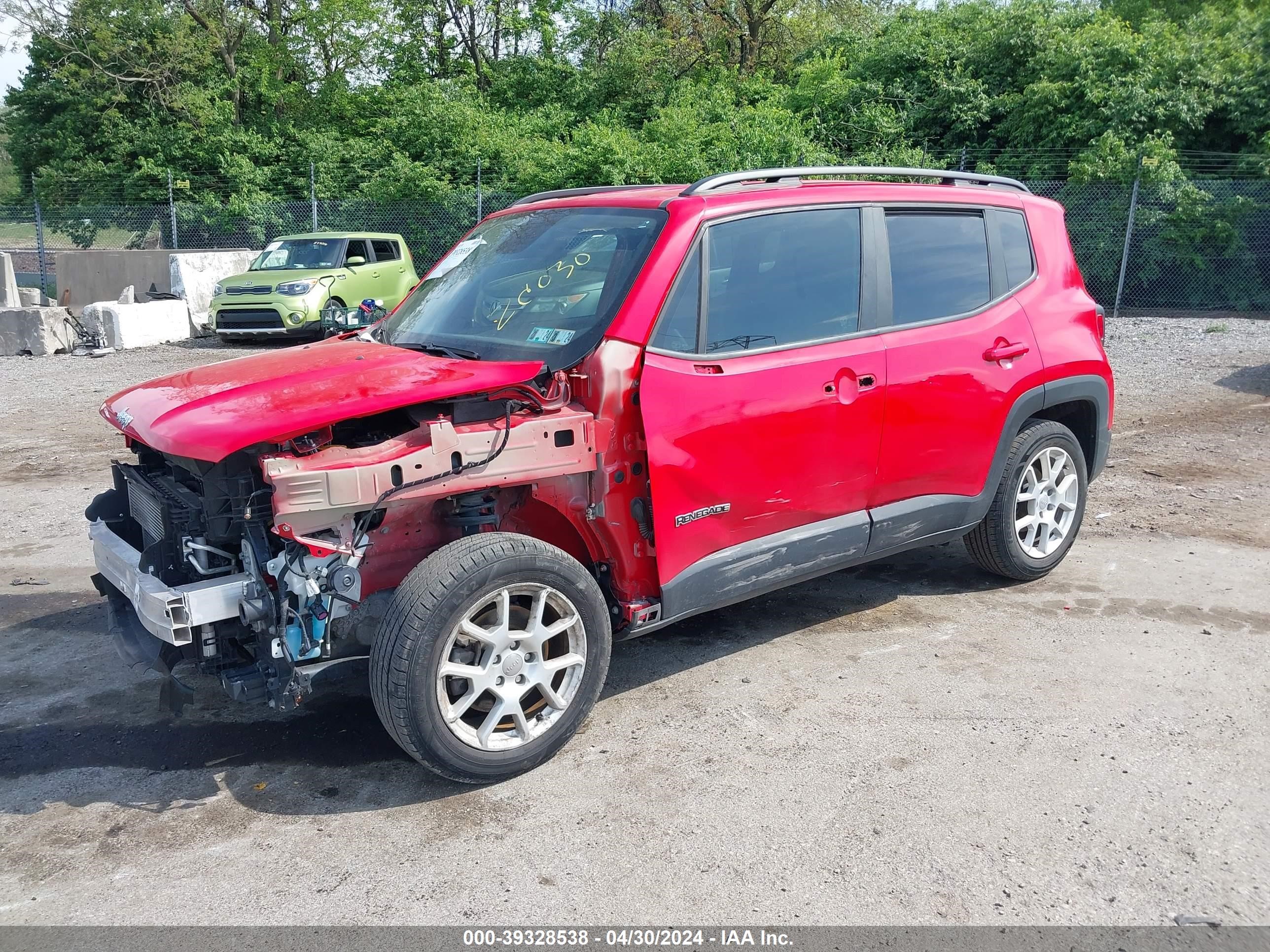 2020 Jeep Renegade Latitude Fwd vin: ZACNJABB5LPK92604