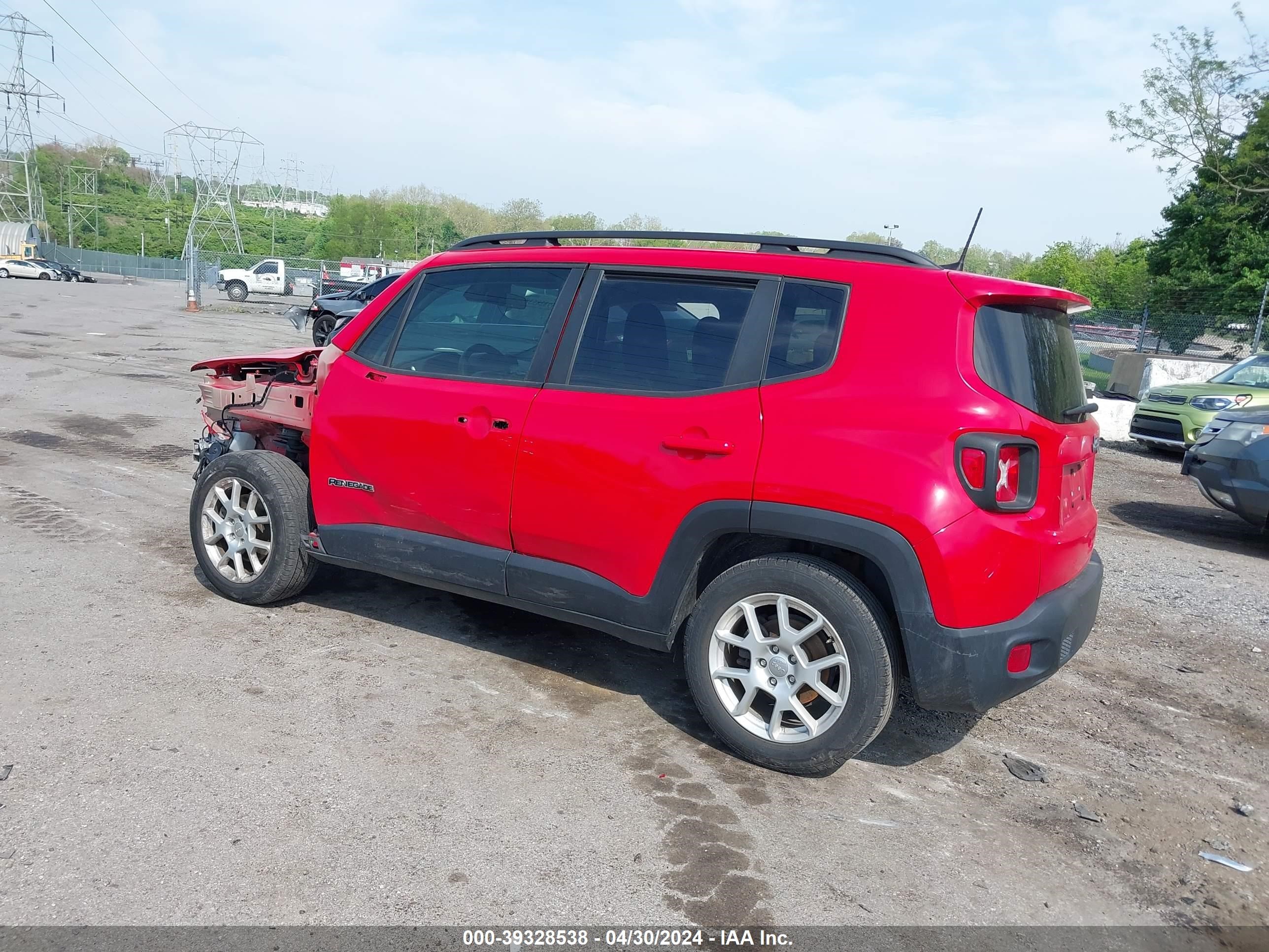 2020 Jeep Renegade Latitude Fwd vin: ZACNJABB5LPK92604