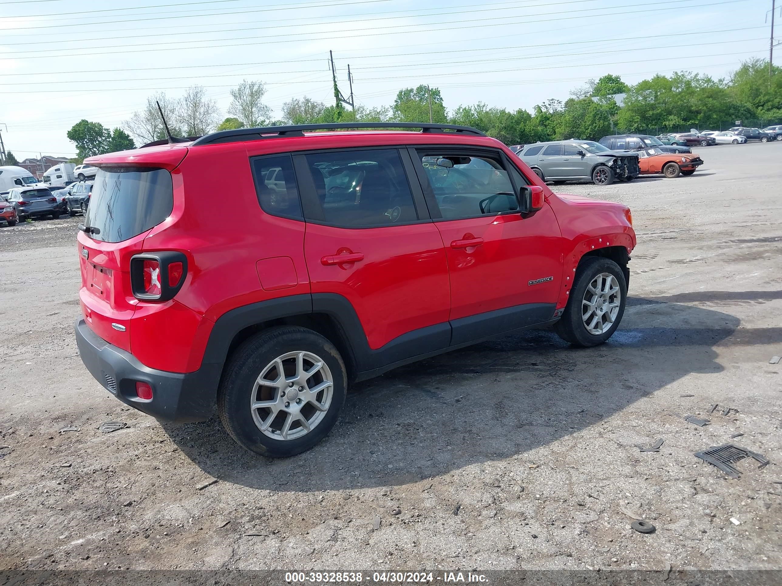 2020 Jeep Renegade Latitude Fwd vin: ZACNJABB5LPK92604