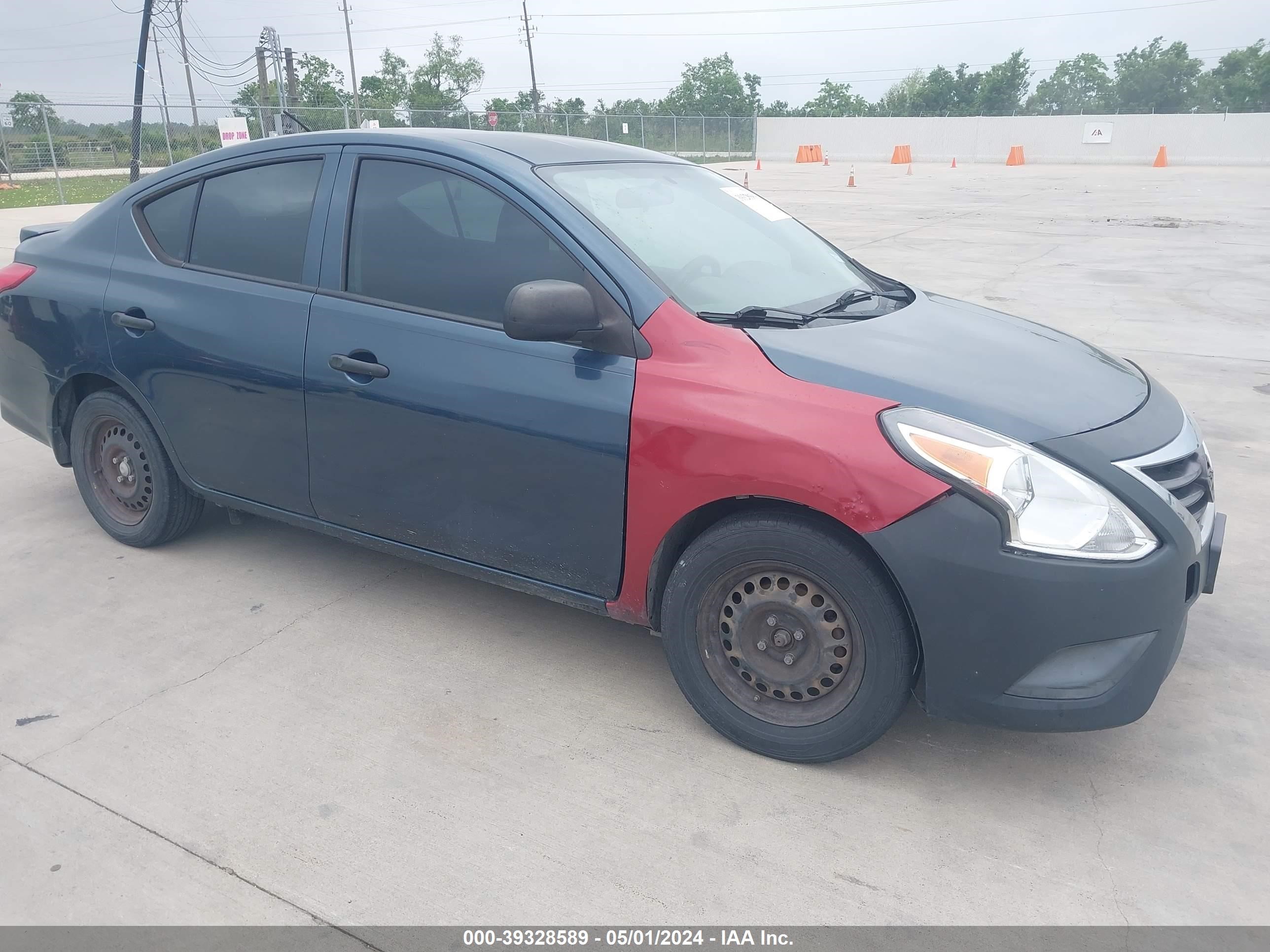 2015 Nissan Versa 1.6 S+ vin: 3N1CN7AP5FL938027