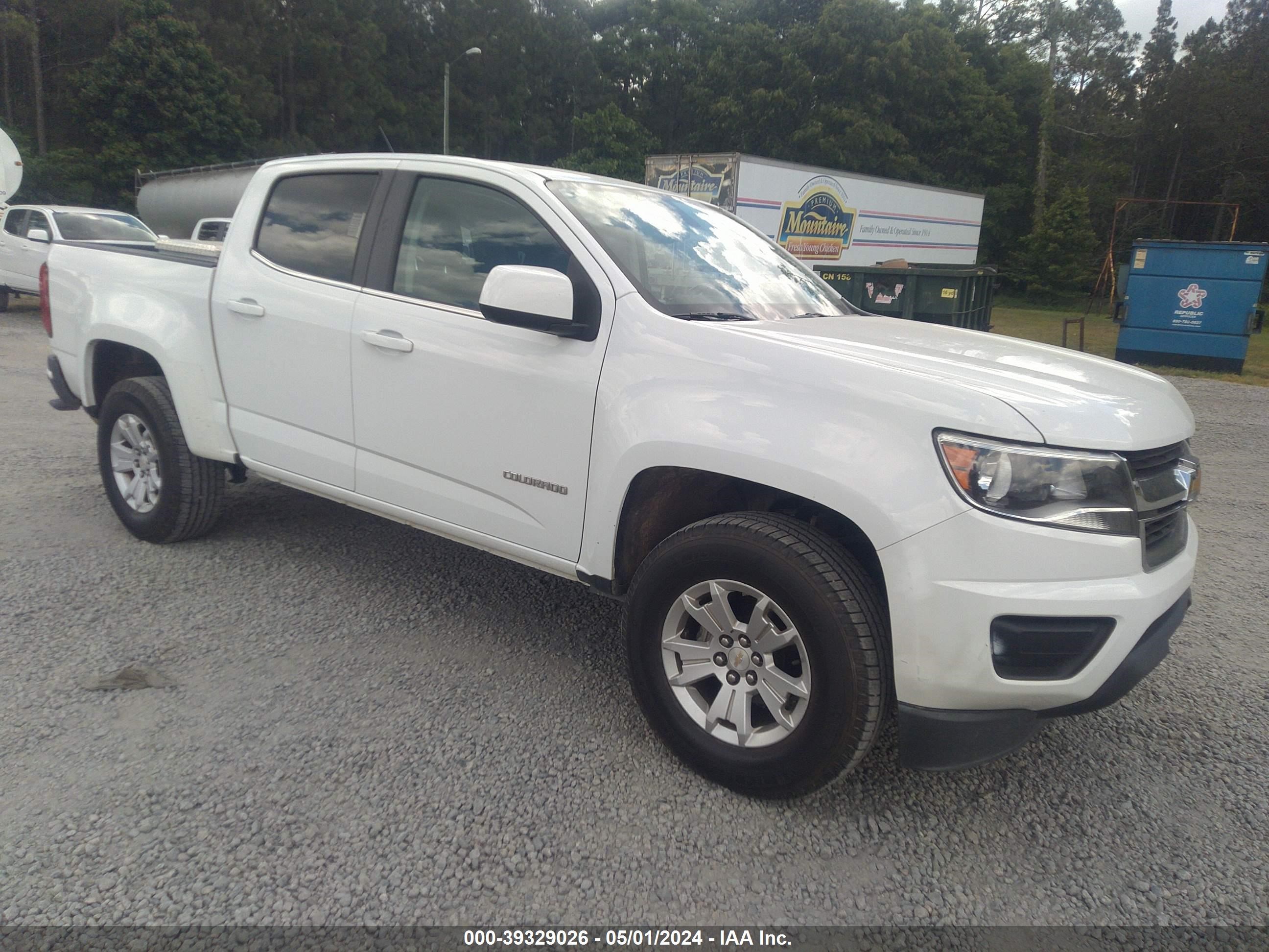 2019 Chevrolet Colorado Lt vin: 1GCGSCEN6K1105041