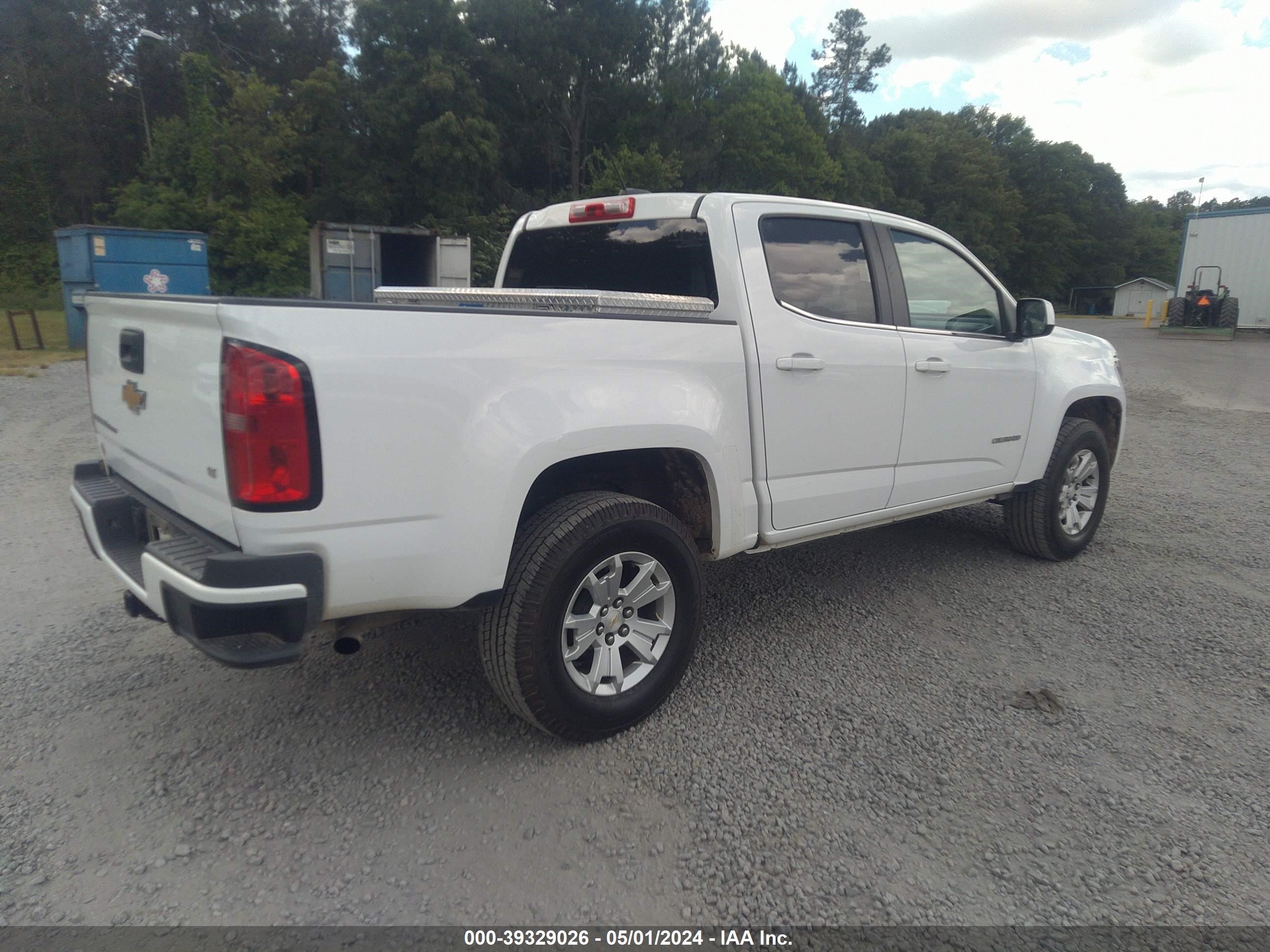 2019 Chevrolet Colorado Lt vin: 1GCGSCEN6K1105041