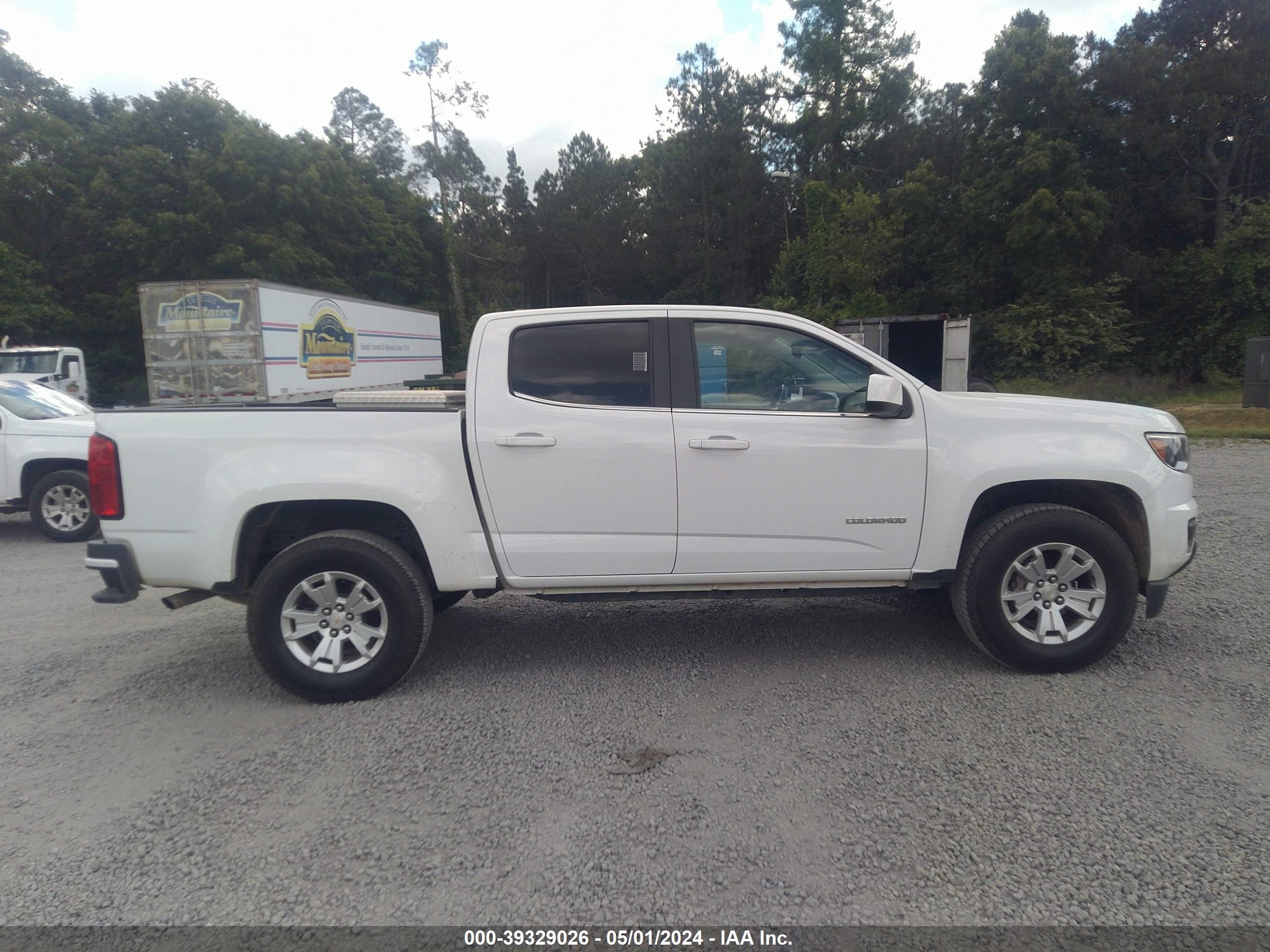 2019 Chevrolet Colorado Lt vin: 1GCGSCEN6K1105041