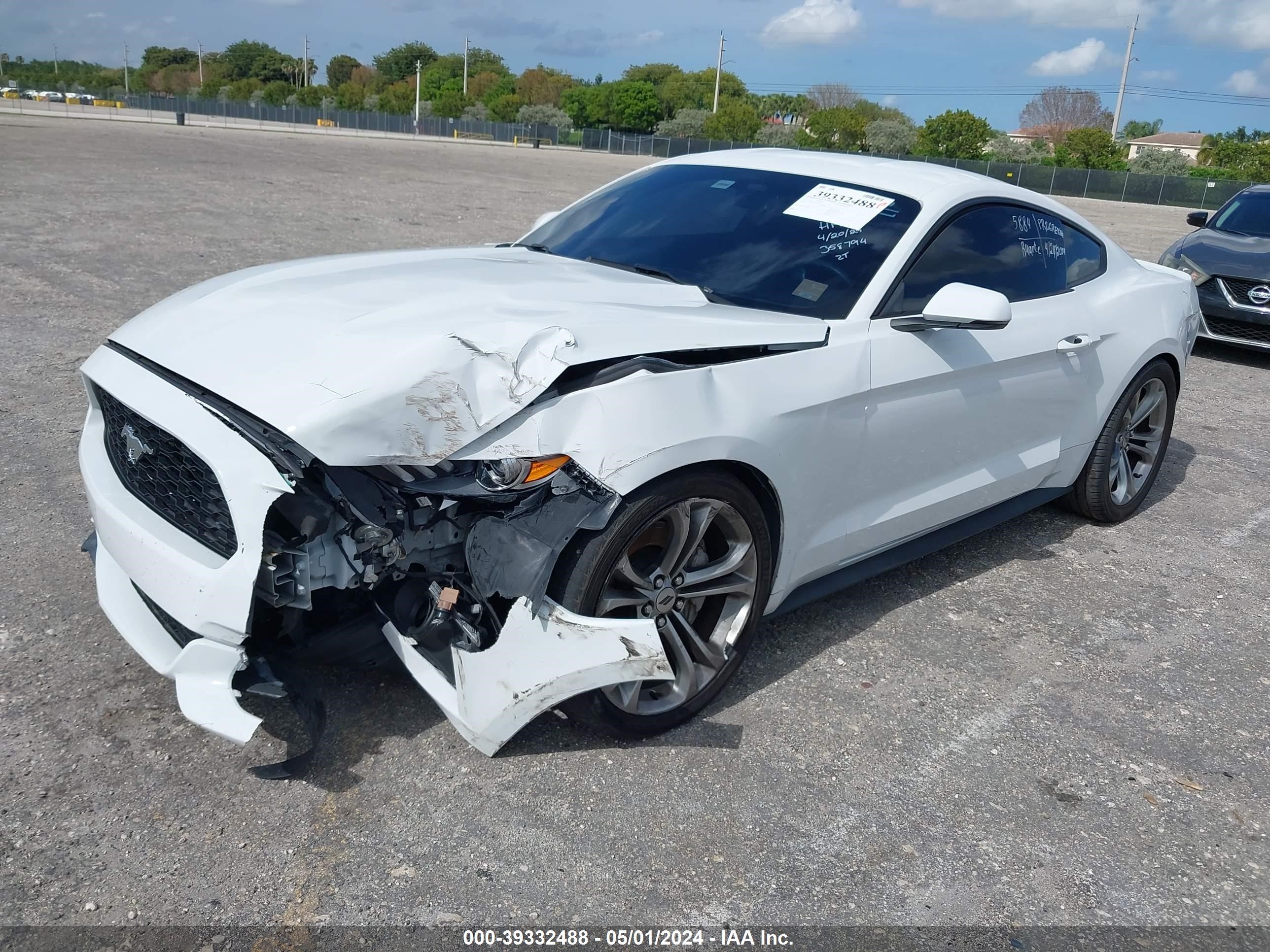 2017 Ford Mustang Ecoboost vin: 1FA6P8TH6H5358794