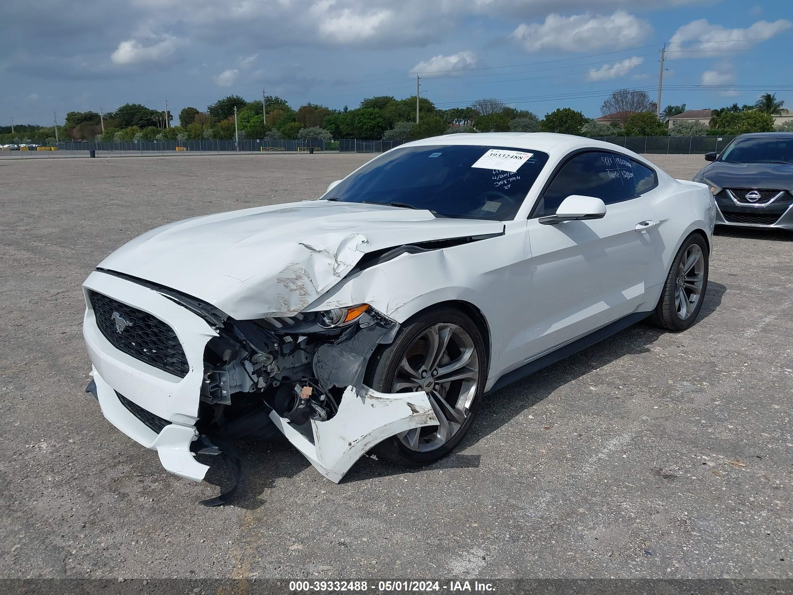 2017 Ford Mustang Ecoboost vin: 1FA6P8TH6H5358794