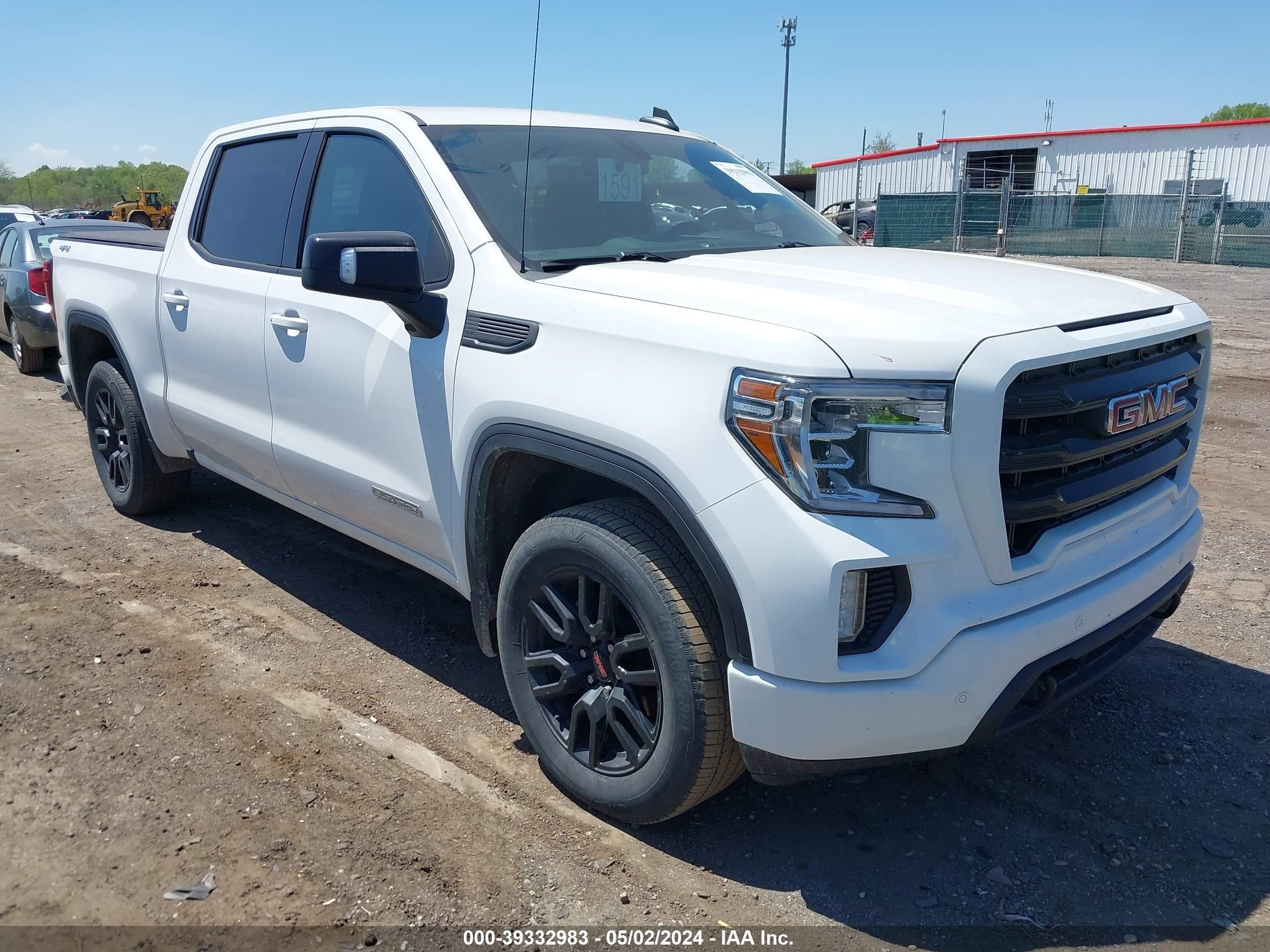 2021 GMC Sierra 1500 4Wd Short Box Elevation vin: 3GTP9CEK4MG118912