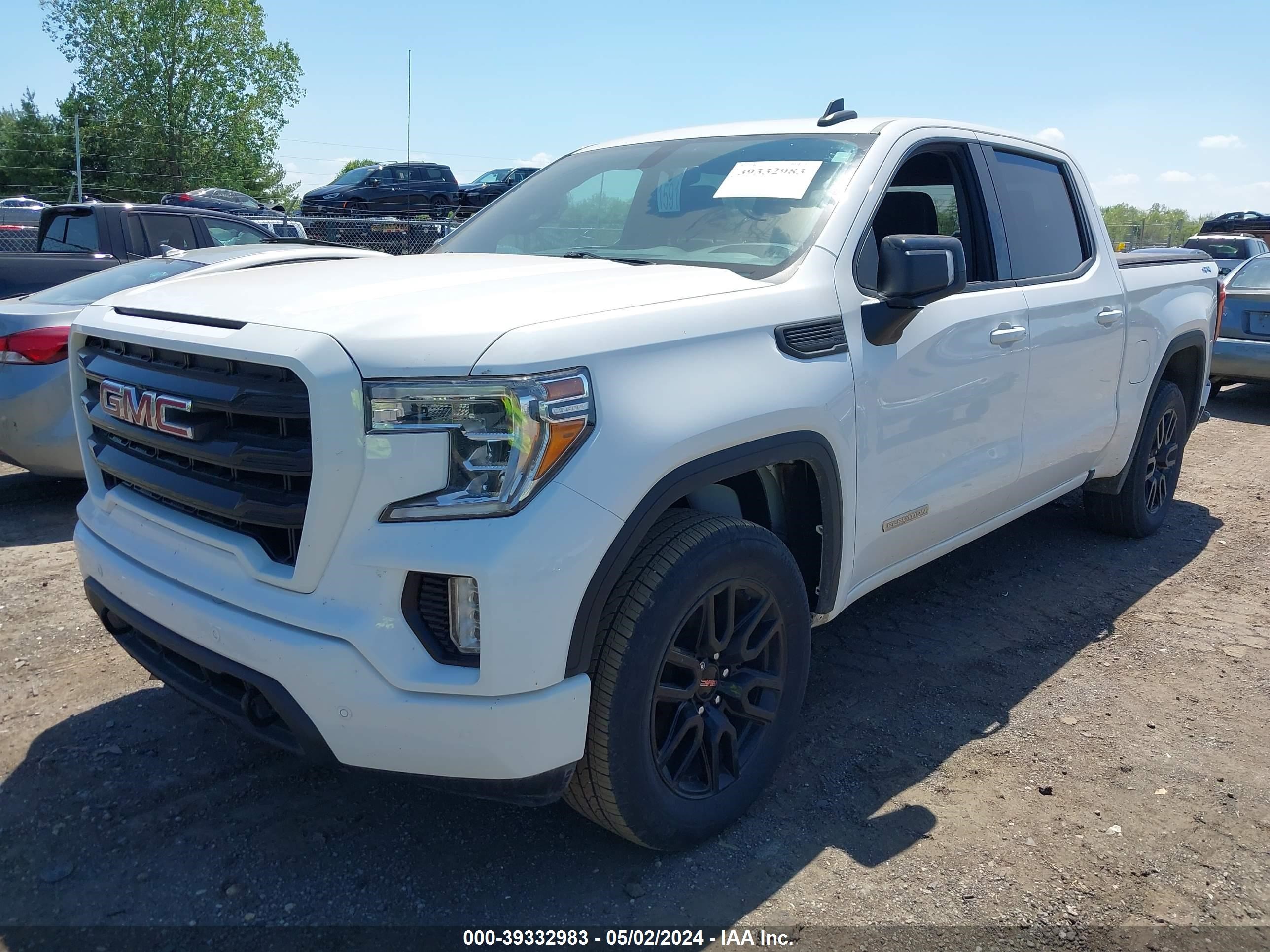 2021 GMC Sierra 1500 4Wd Short Box Elevation vin: 3GTP9CEK4MG118912