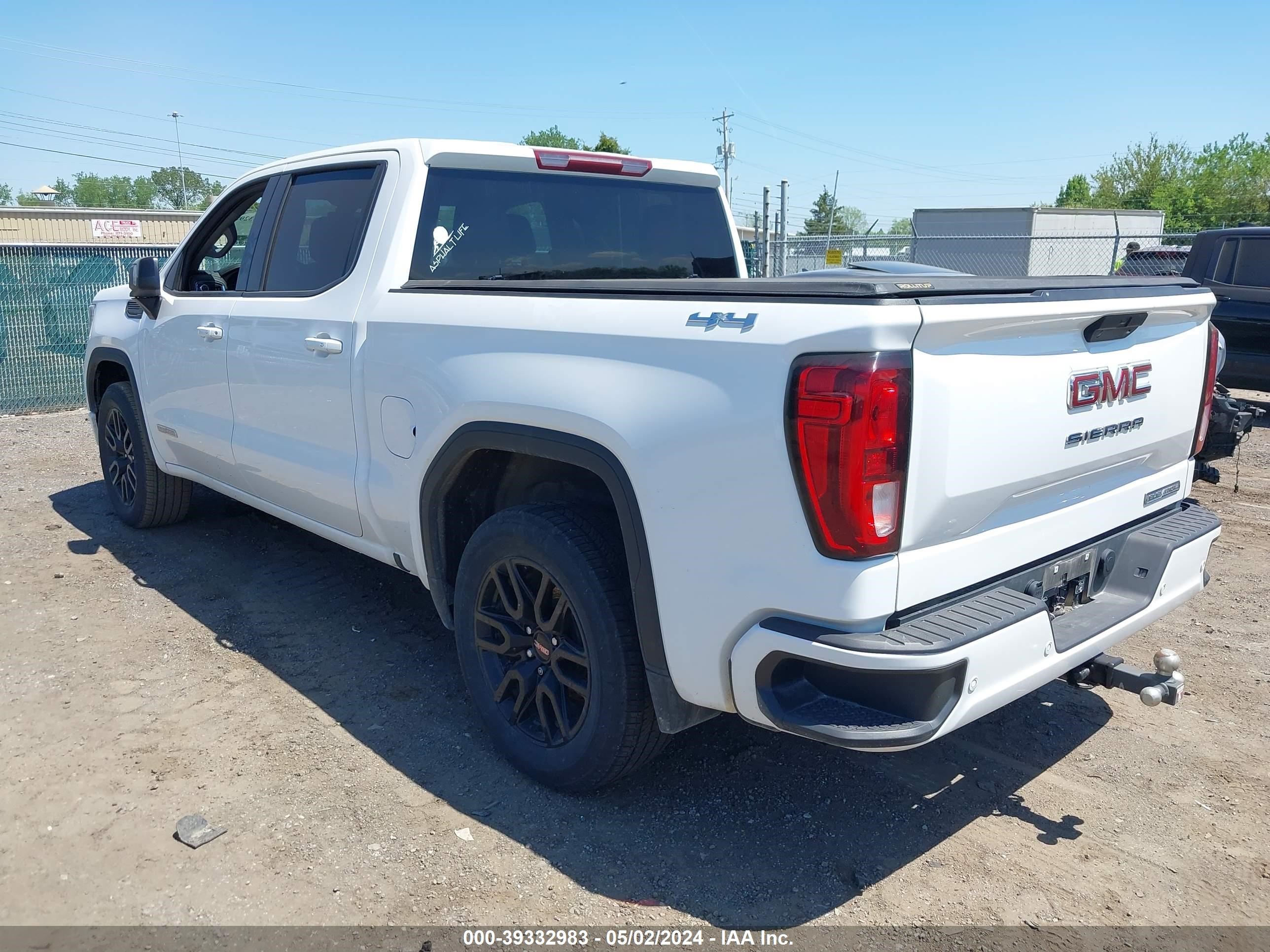 2021 GMC Sierra 1500 4Wd Short Box Elevation vin: 3GTP9CEK4MG118912