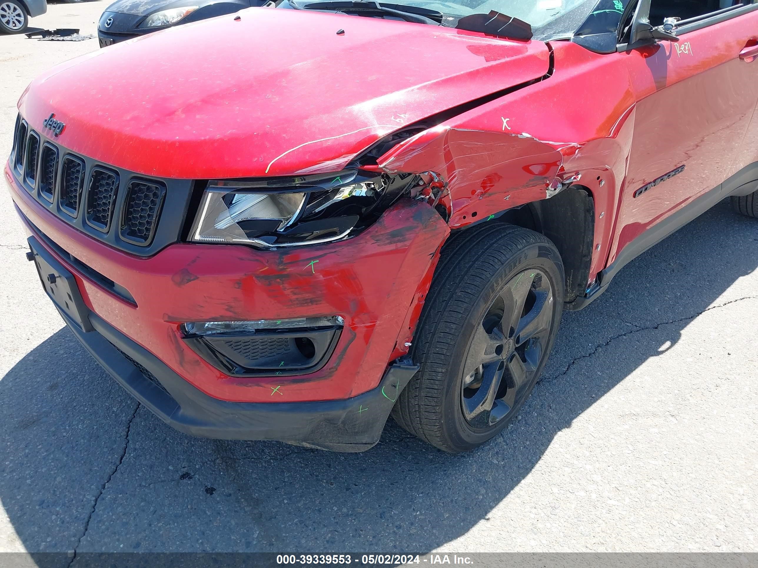 2021 Jeep Compass Altitude 4X4 vin: 3C4NJDBB1MT586404