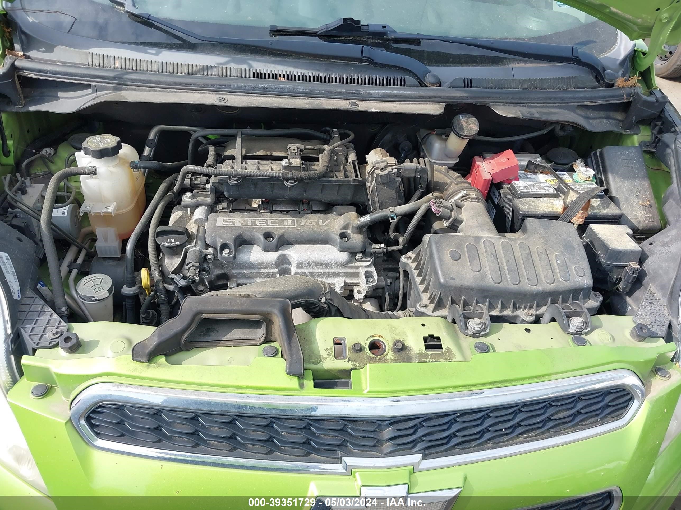 2014 Chevrolet Spark Ls Auto vin: KL8CB6S92EC531527
