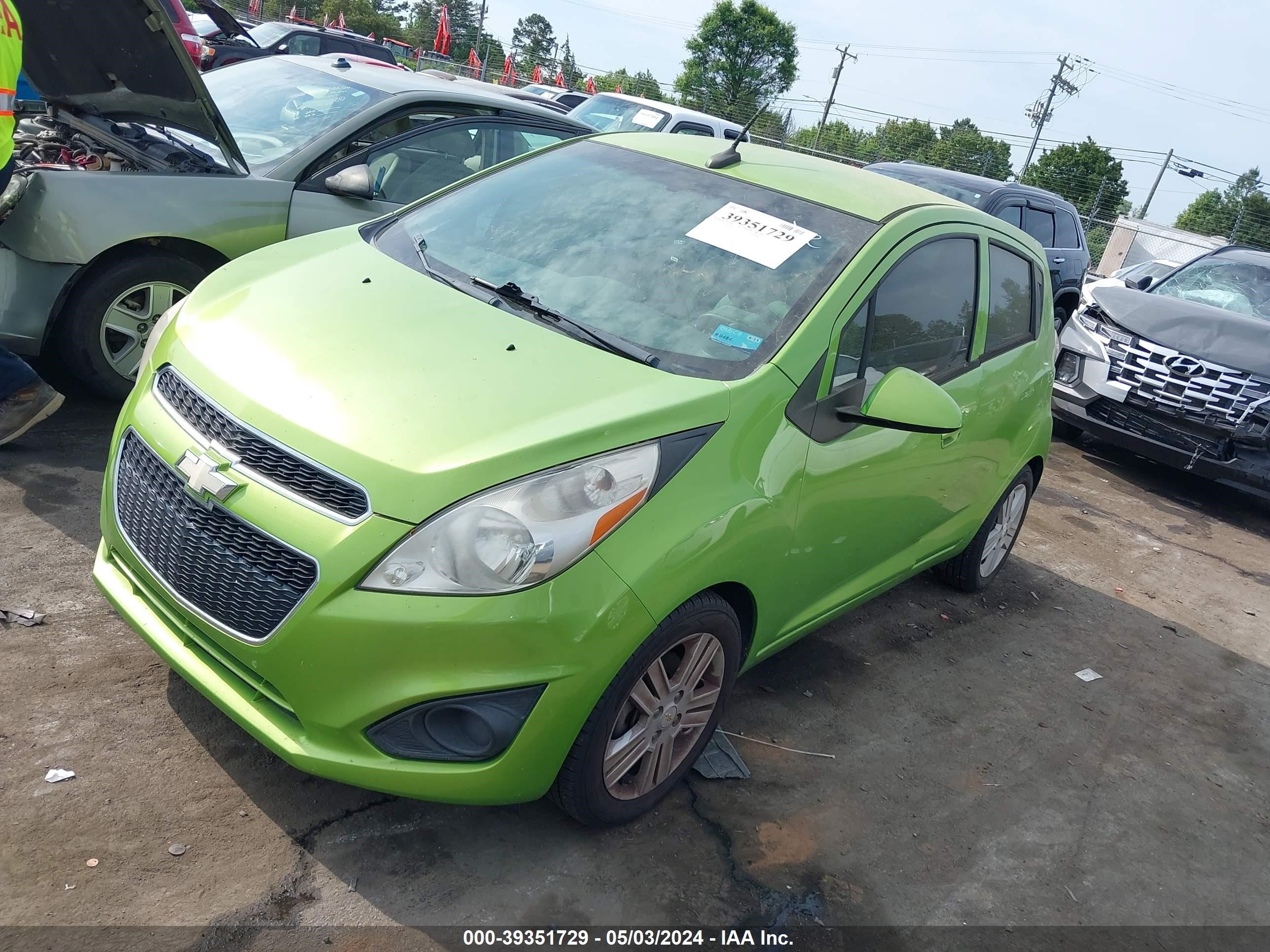 2014 Chevrolet Spark Ls Auto vin: KL8CB6S92EC531527