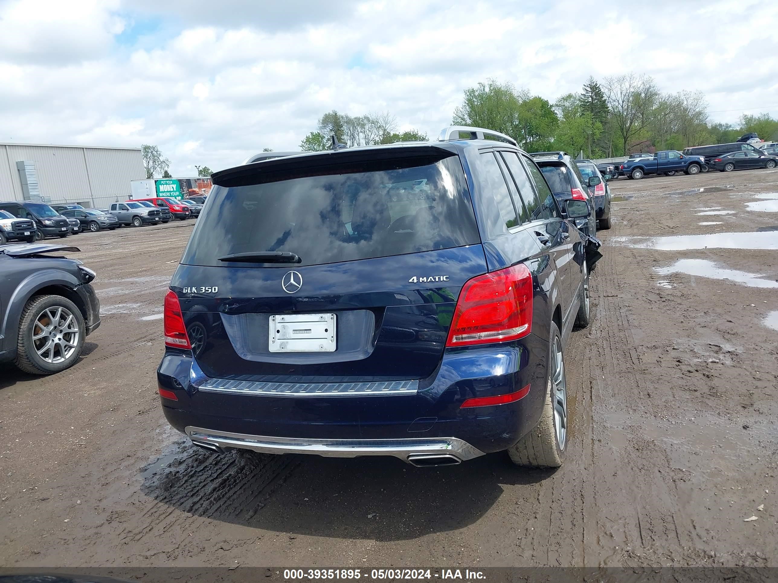 2015 Mercedes-Benz Glk 350 4Matic vin: WDCGG8JB8FG343321