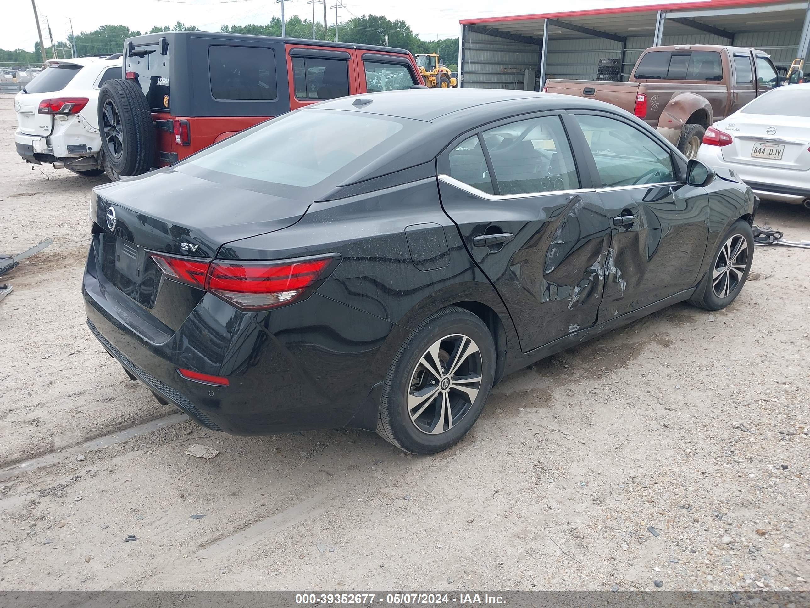 2021 Nissan Sentra Sv Xtronic Cvt vin: 3N1AB8CVXMY329307