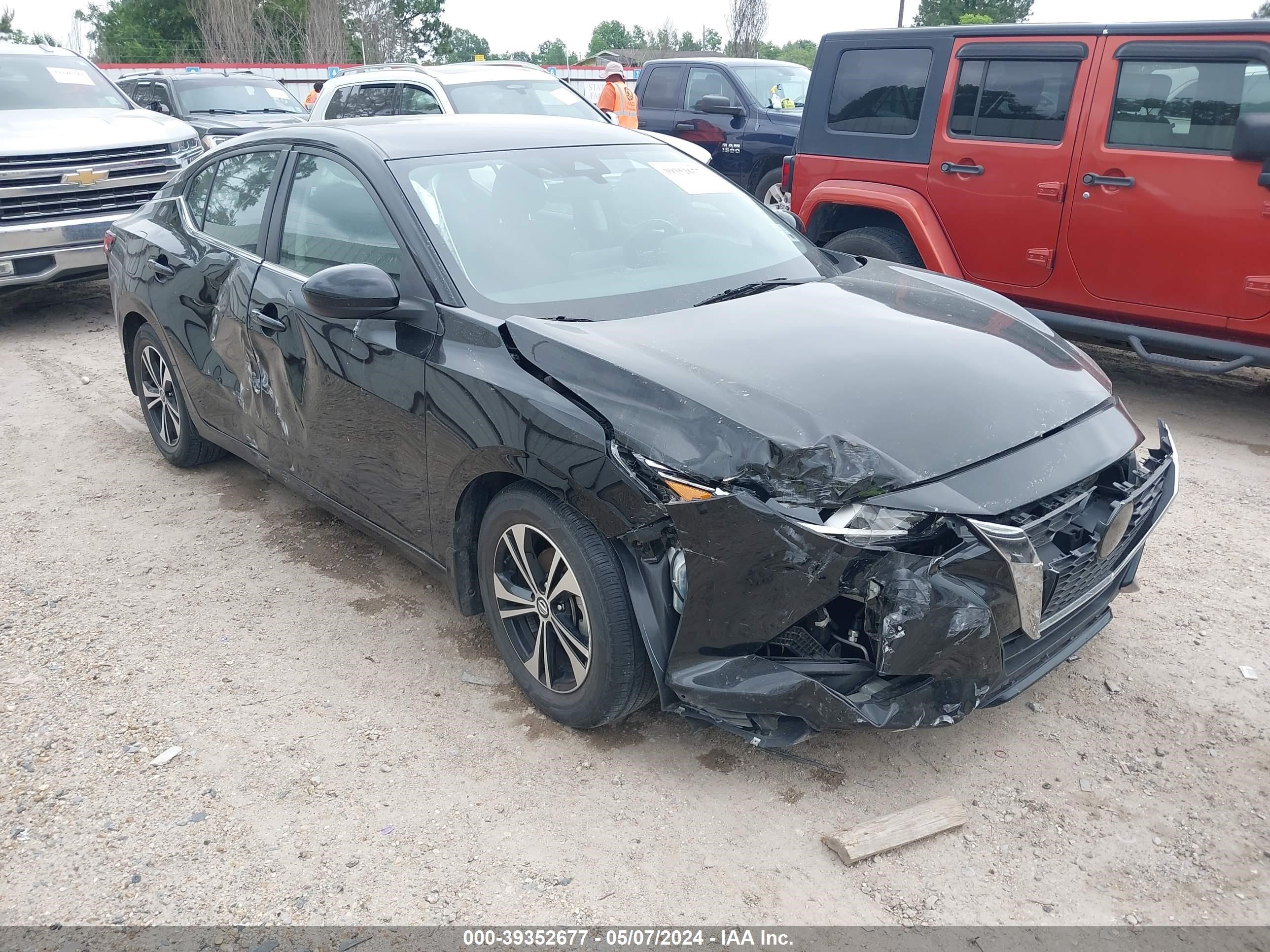 2021 Nissan Sentra Sv Xtronic Cvt vin: 3N1AB8CVXMY329307