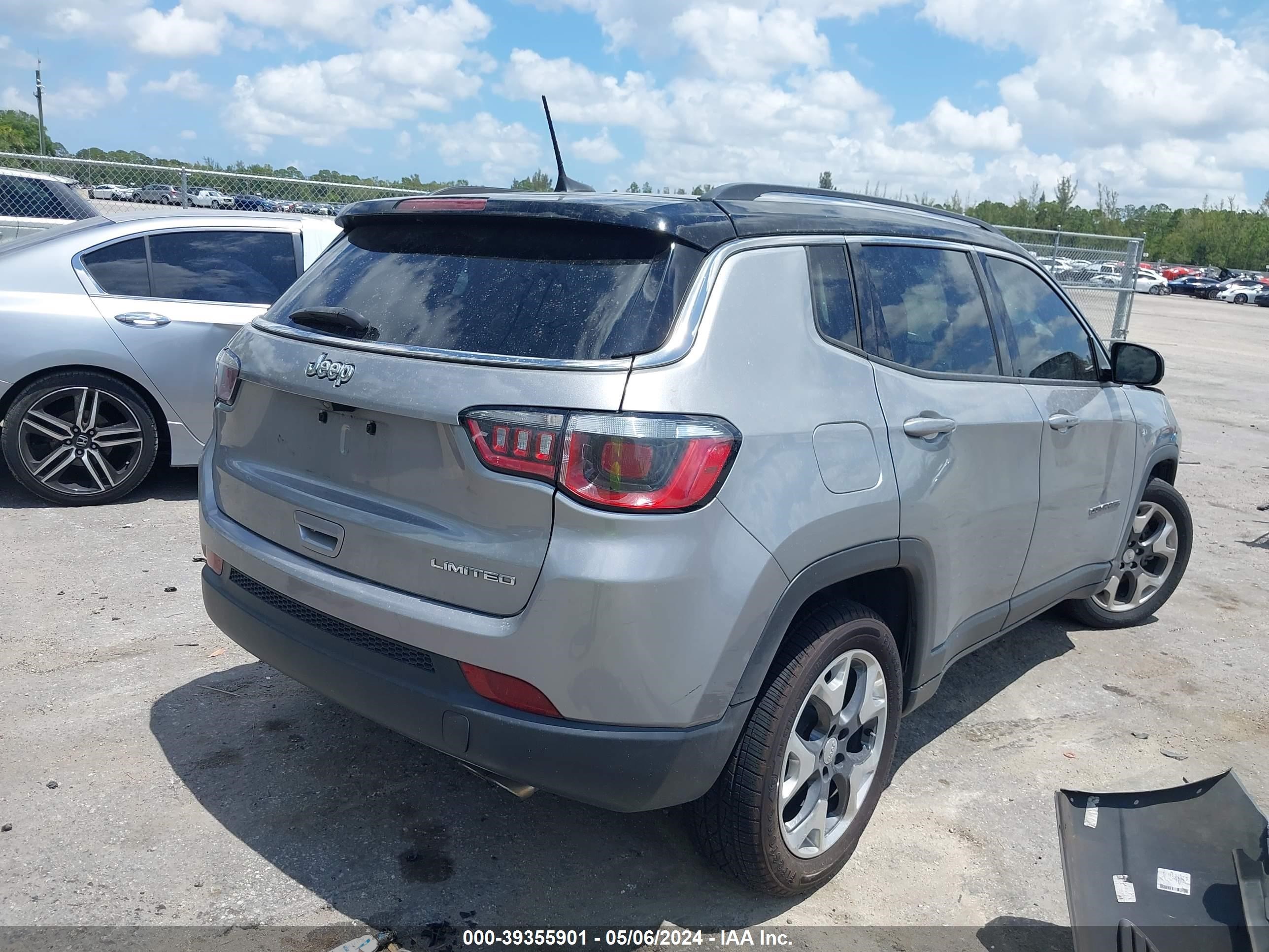 2020 Jeep Compass Limited Fwd vin: 3C4NJCCB8LT140497