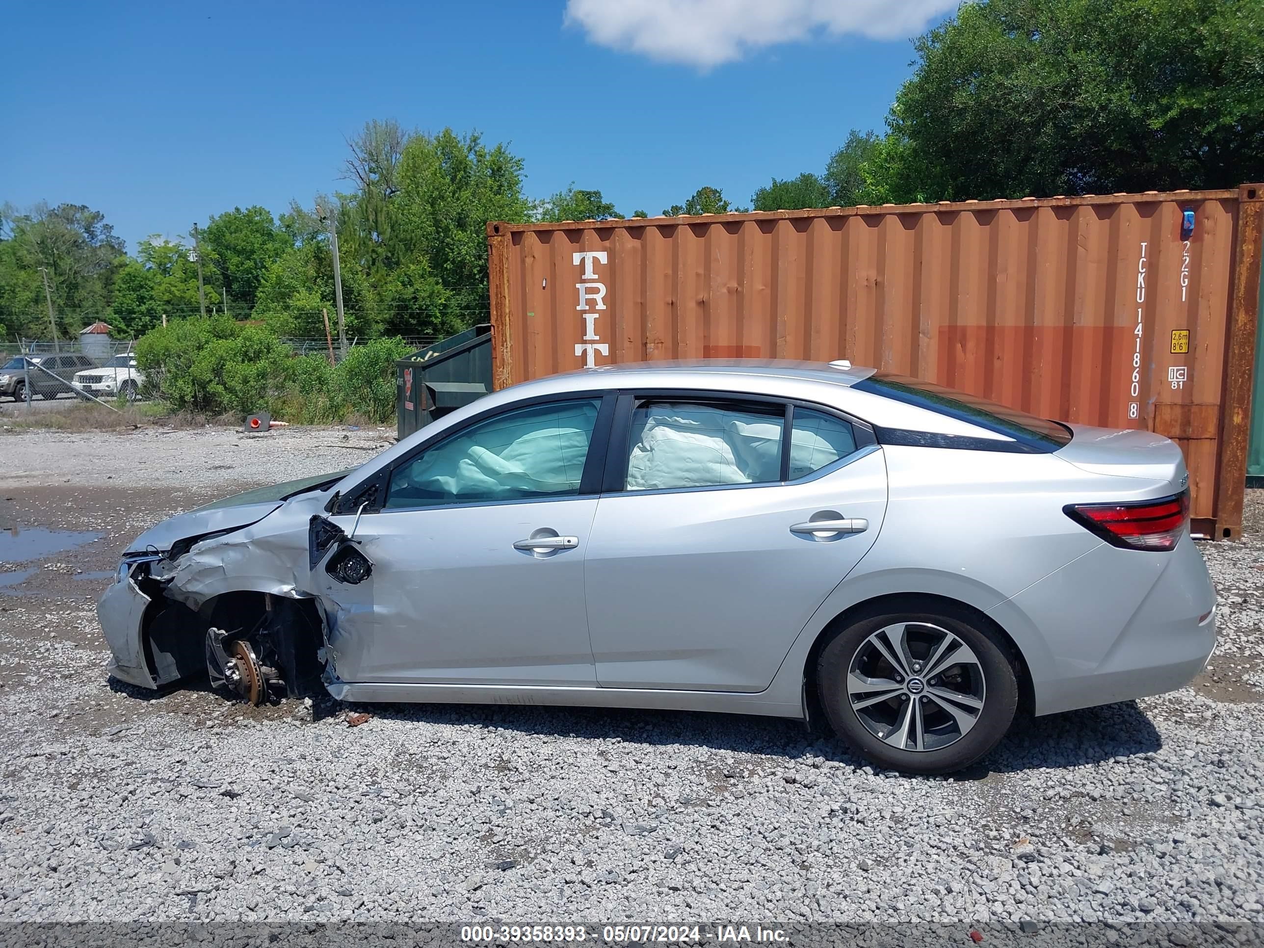 2022 Nissan Sentra Sv Xtronic Cvt vin: 3N1AB8CV3NY254659